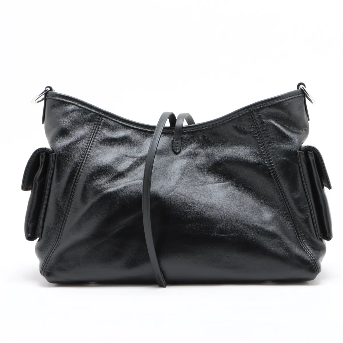 Monogram x Leather Carryall Cargo Vibe PM M24861 Black x Brown RFID reaction available — view 2