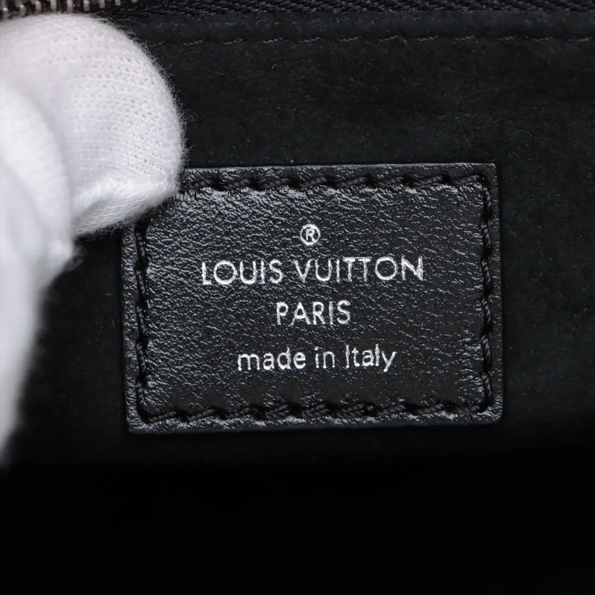 Monogram x Leather Carryall Cargo Vibe PM M24861 Black x Brown RFID reaction available — view 10