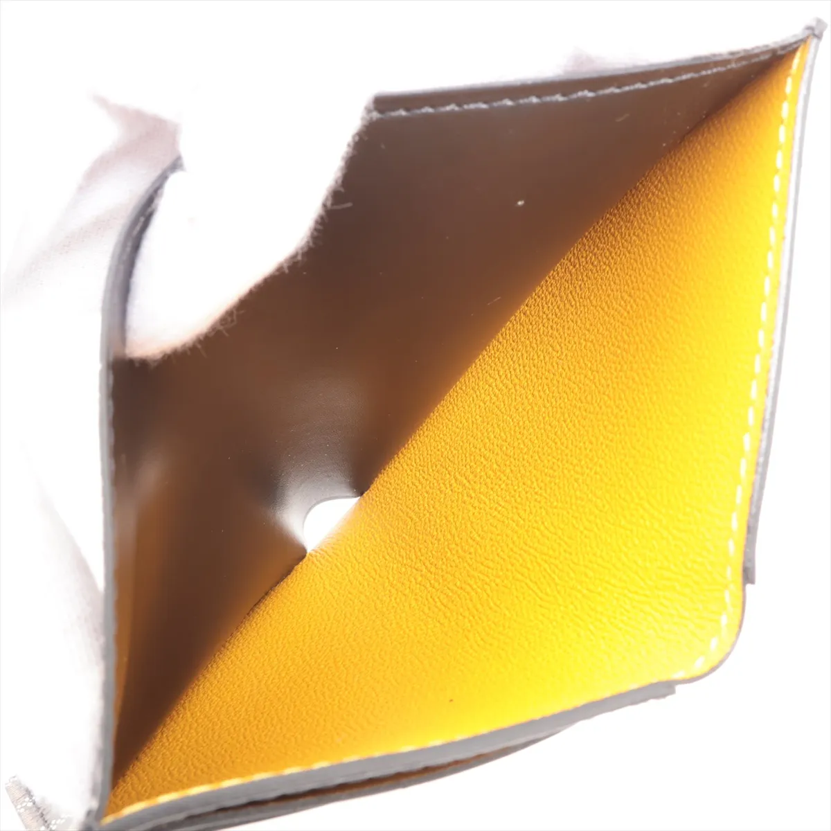 Saint Sulpice Leather Card Case Brown Heart — view 4