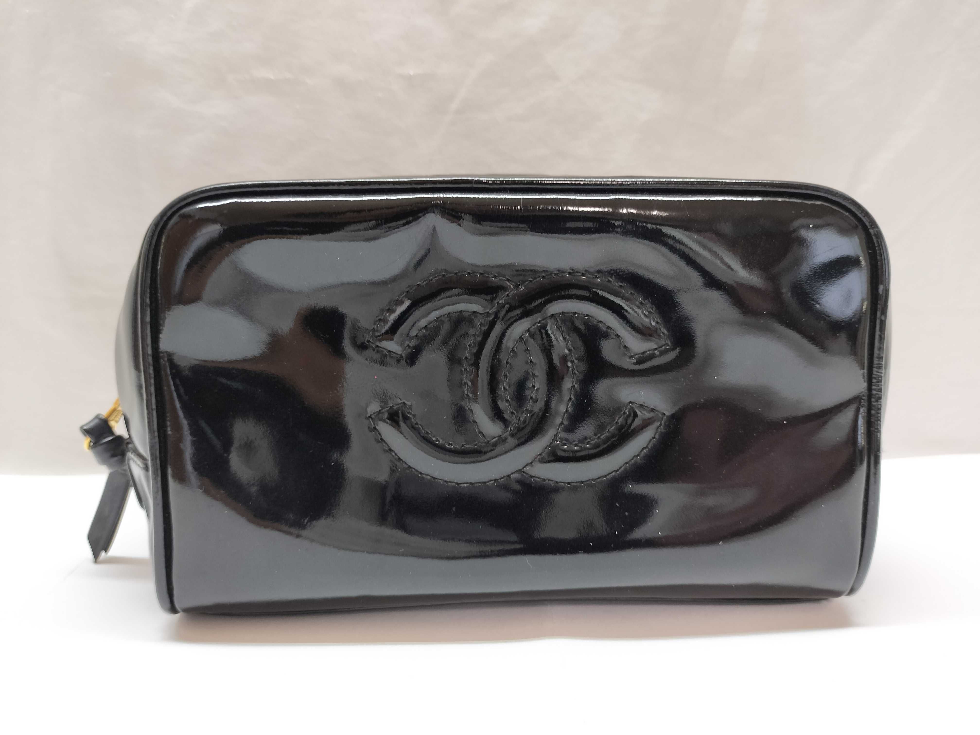 Coco Enamel Pouch