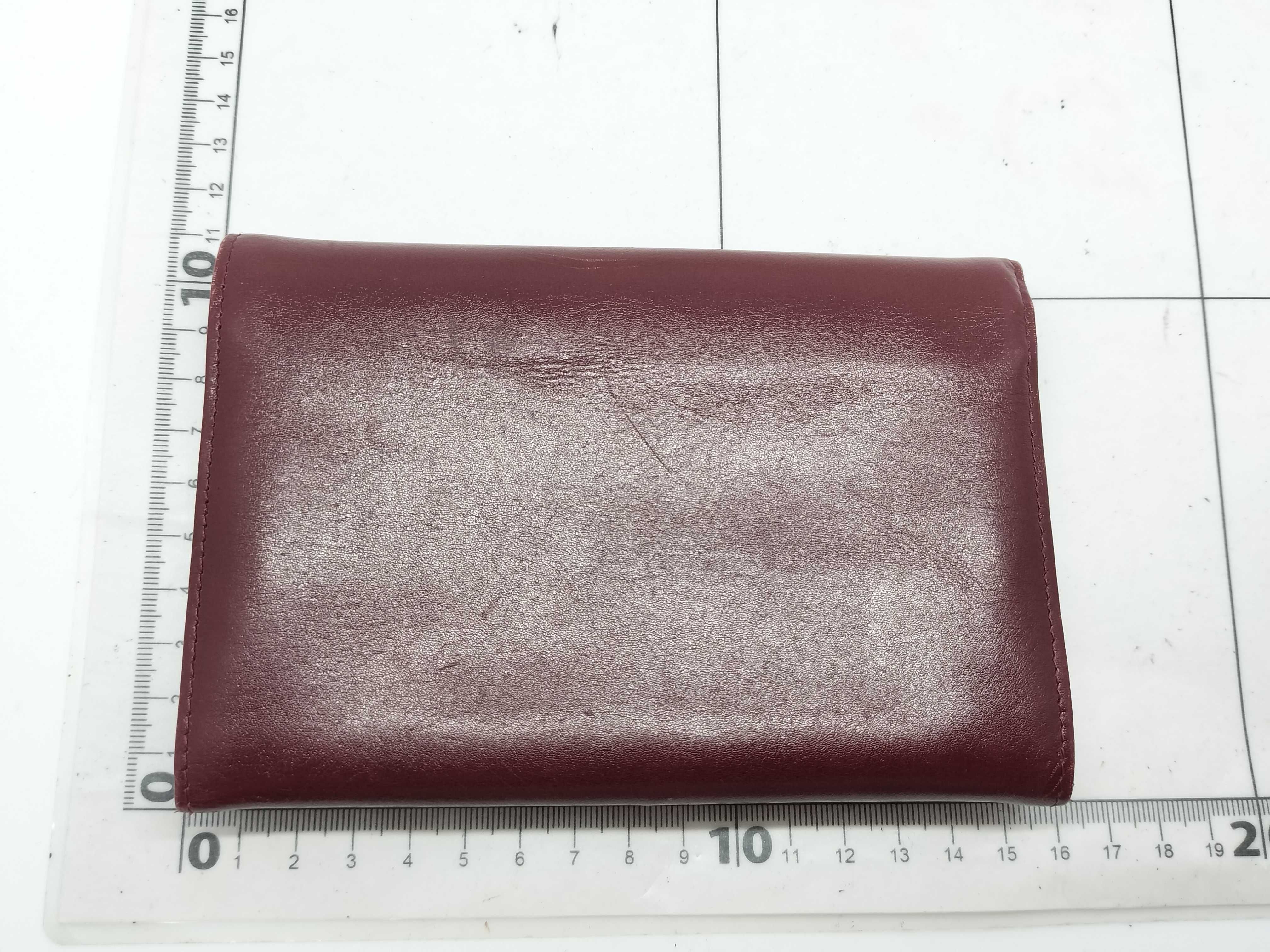 wallet, Bordeaux color — view 2
