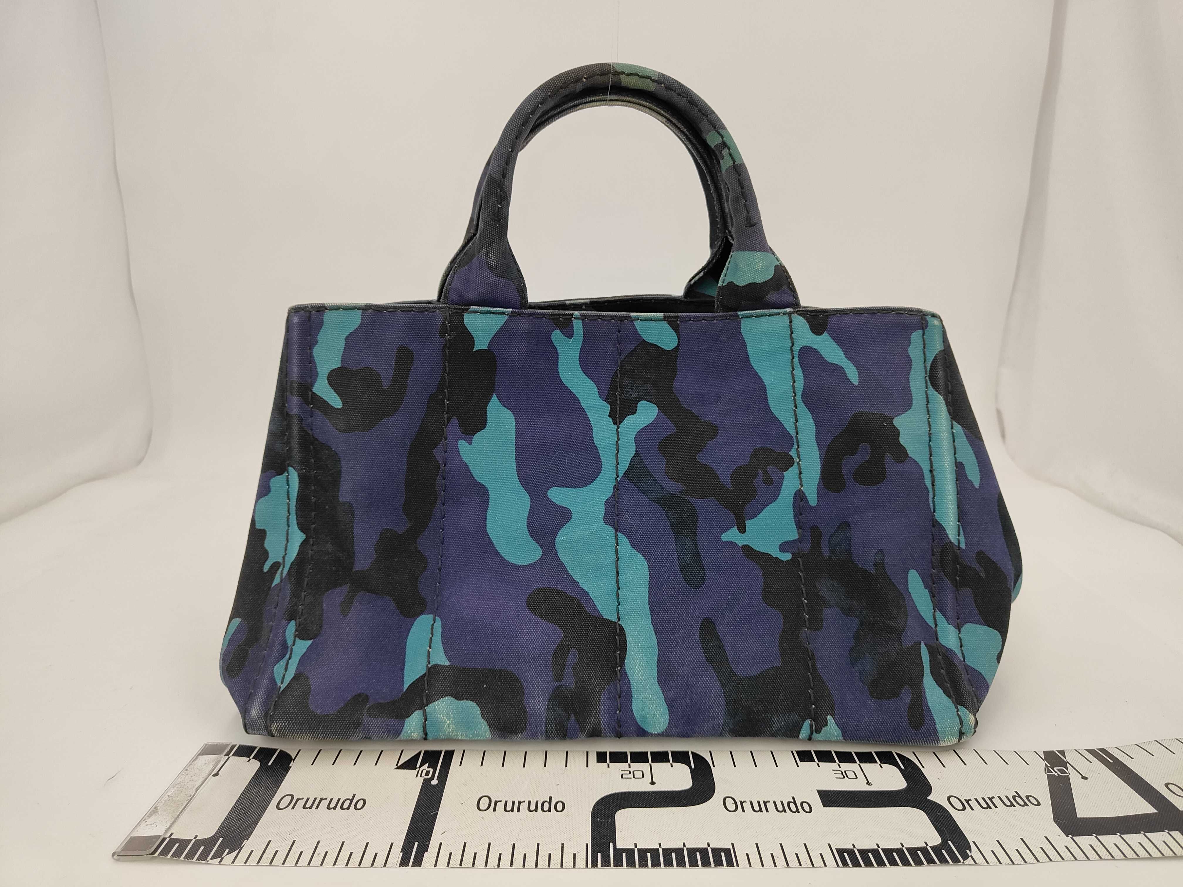 Navy Canvas Canapa Camouflage 2-Way Tote Bag — view 2
