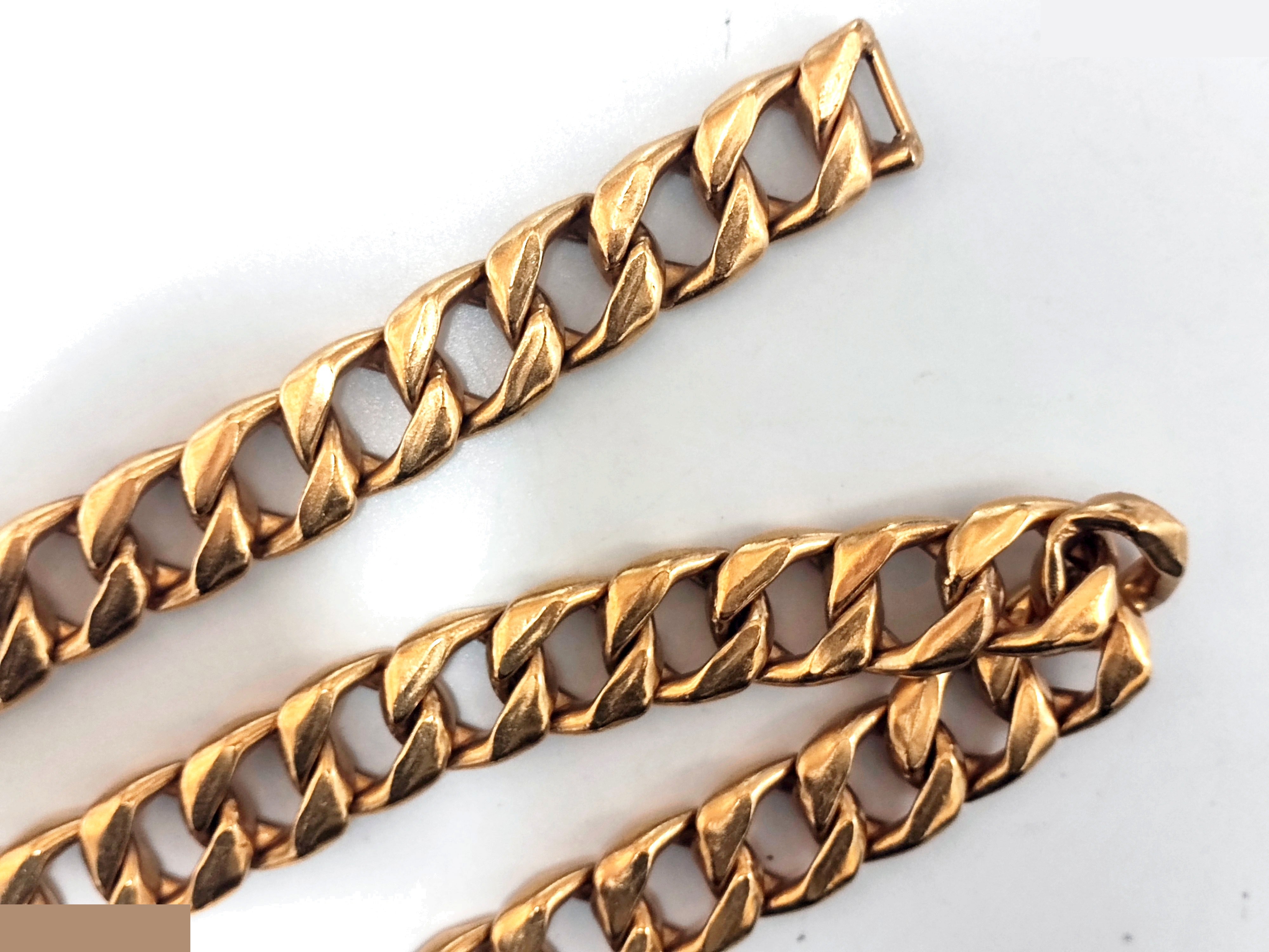 Big Coco Mark Rhinestone Chain Belt 95P — view 6