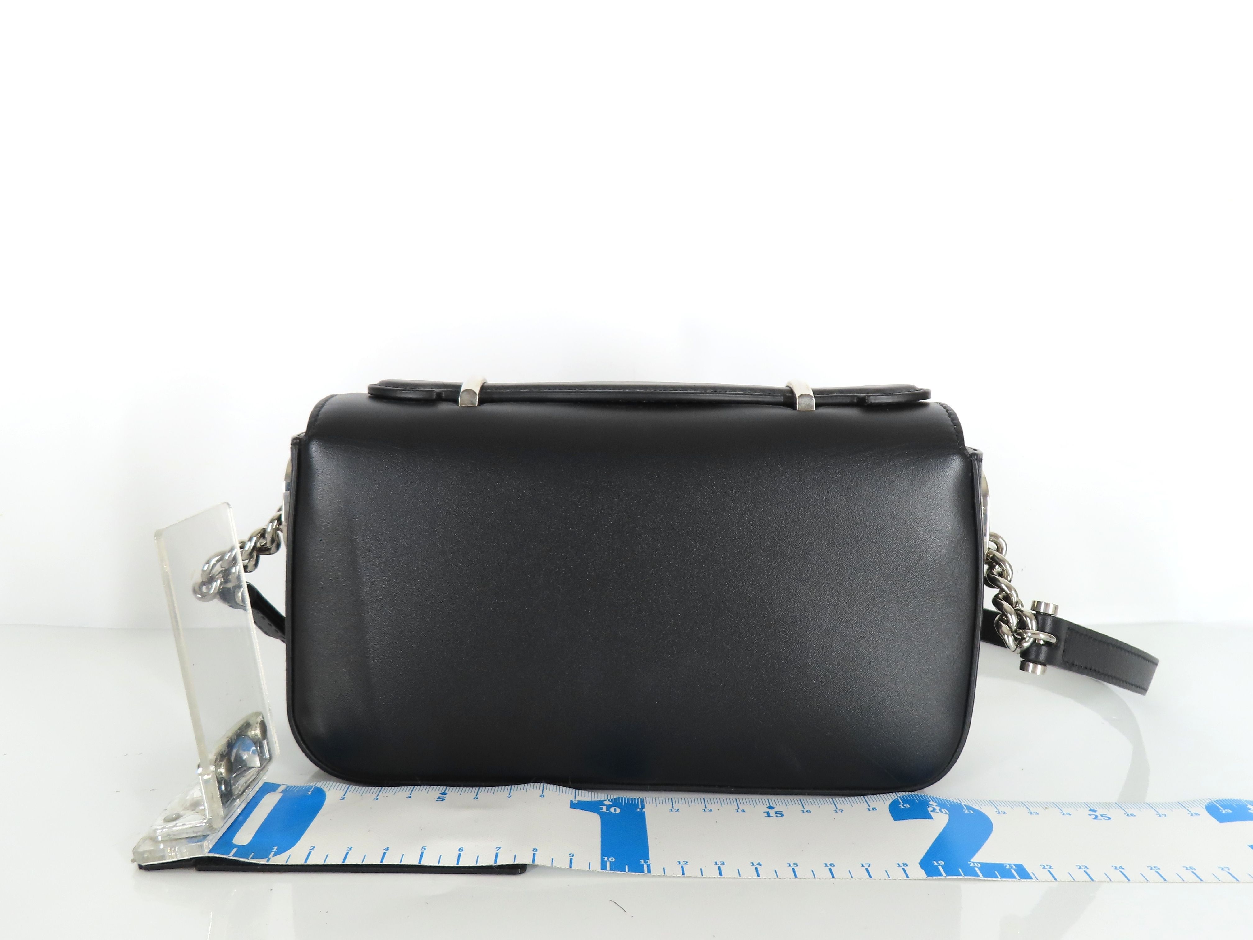 739722・520981 Calfskin Black Handbag — view 2