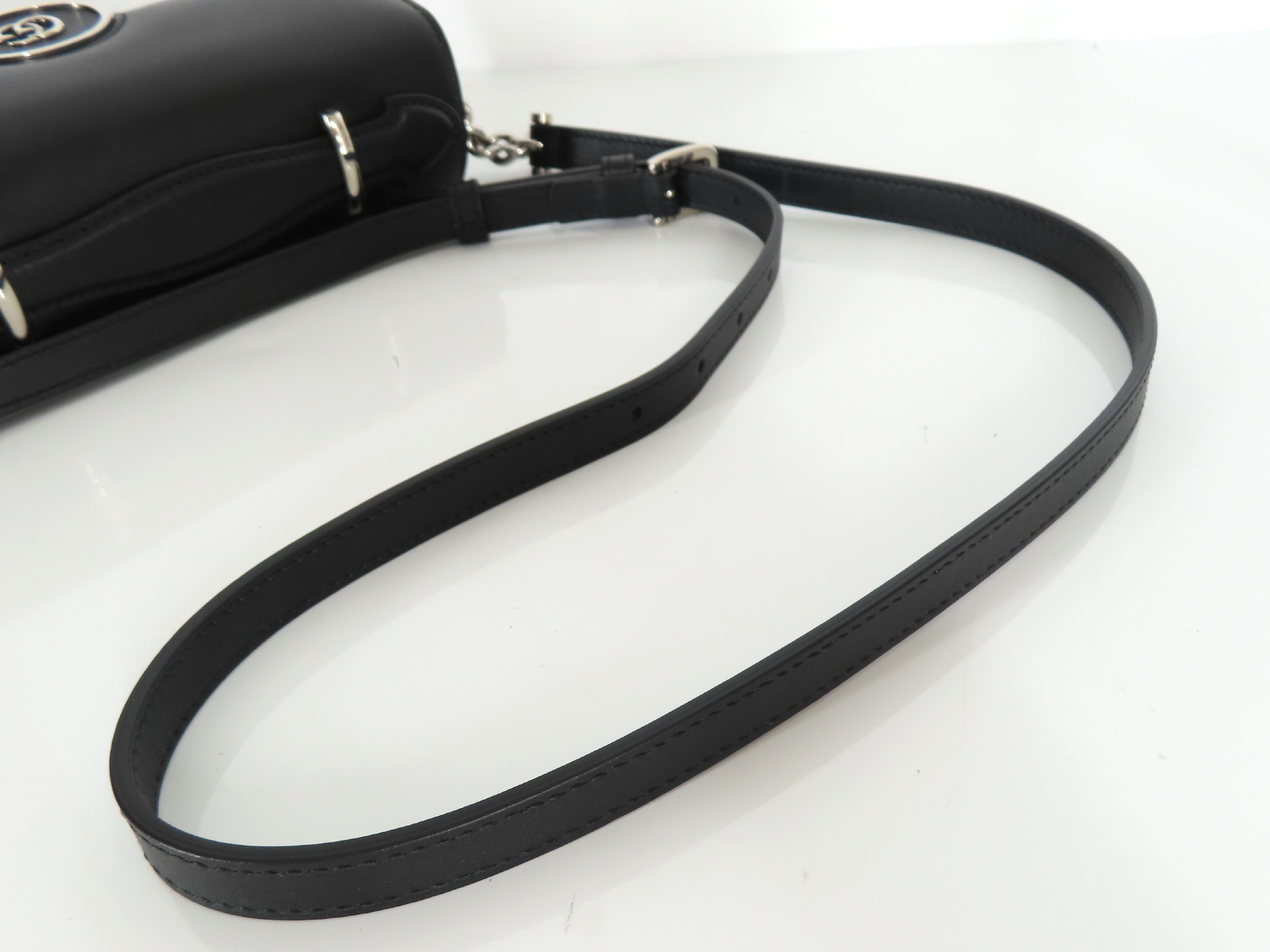 739722・520981 Calfskin Black Handbag — view 3