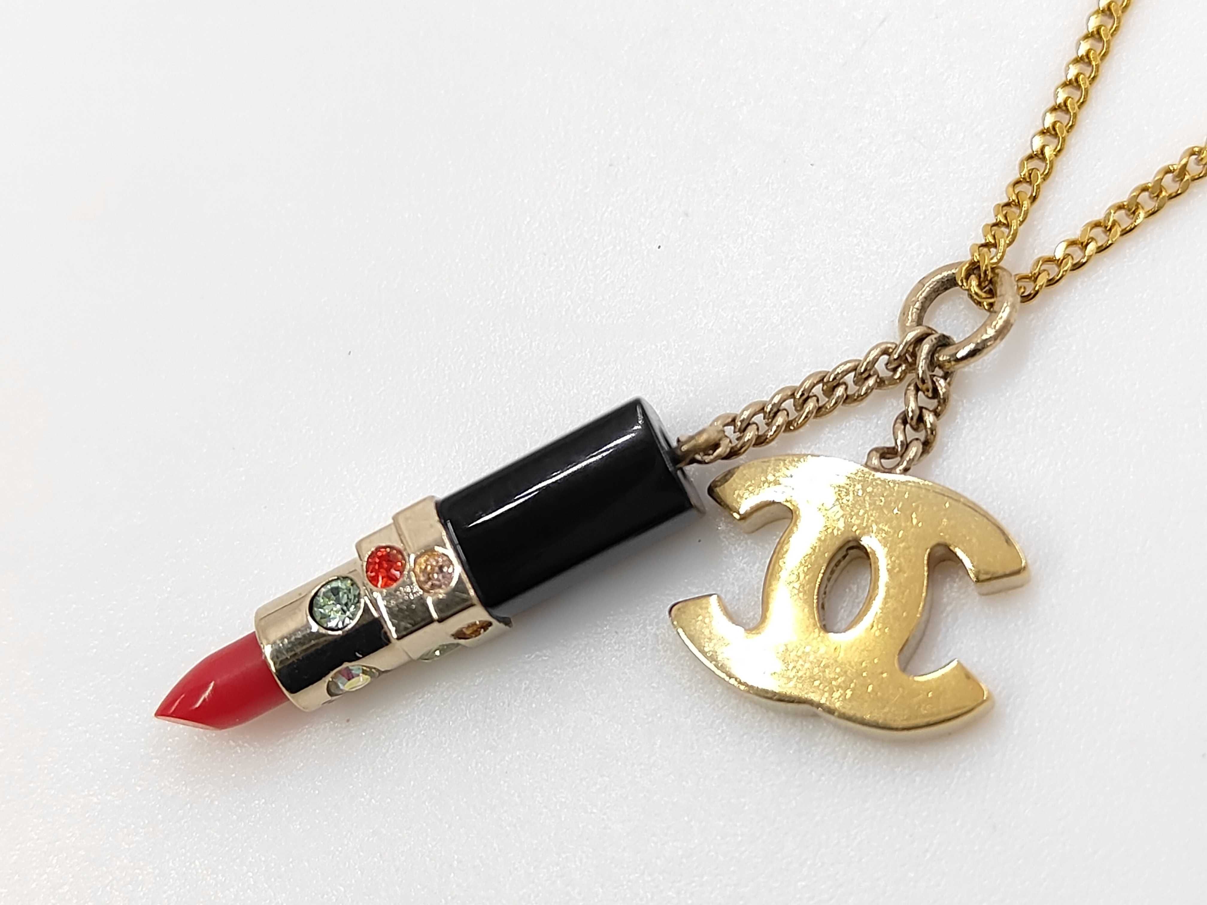 lipstick, Coco Mark, stone, with markings, 04A necklace — view 3