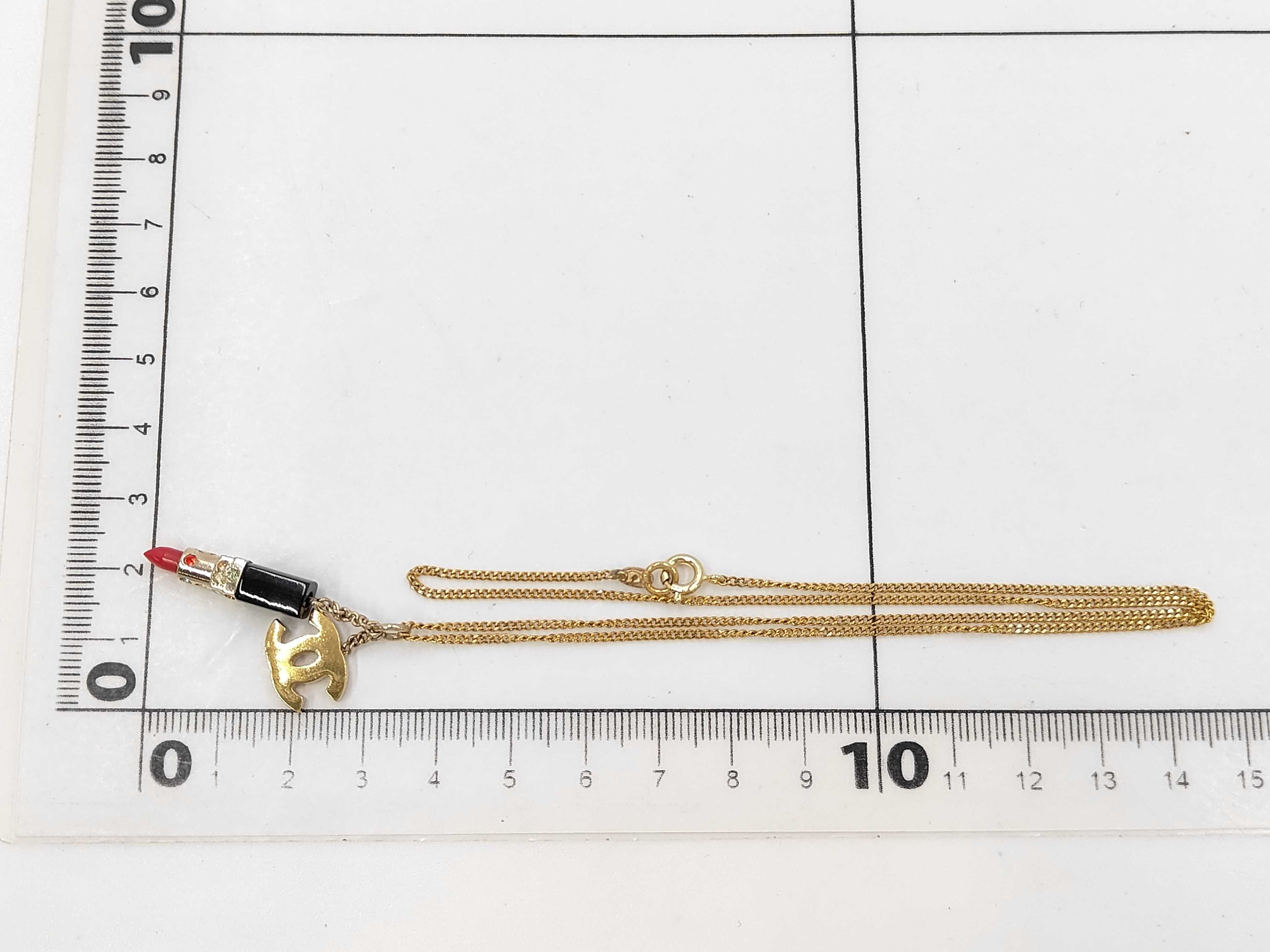 lipstick, Coco Mark, stone, with markings, 04A necklace — view 7