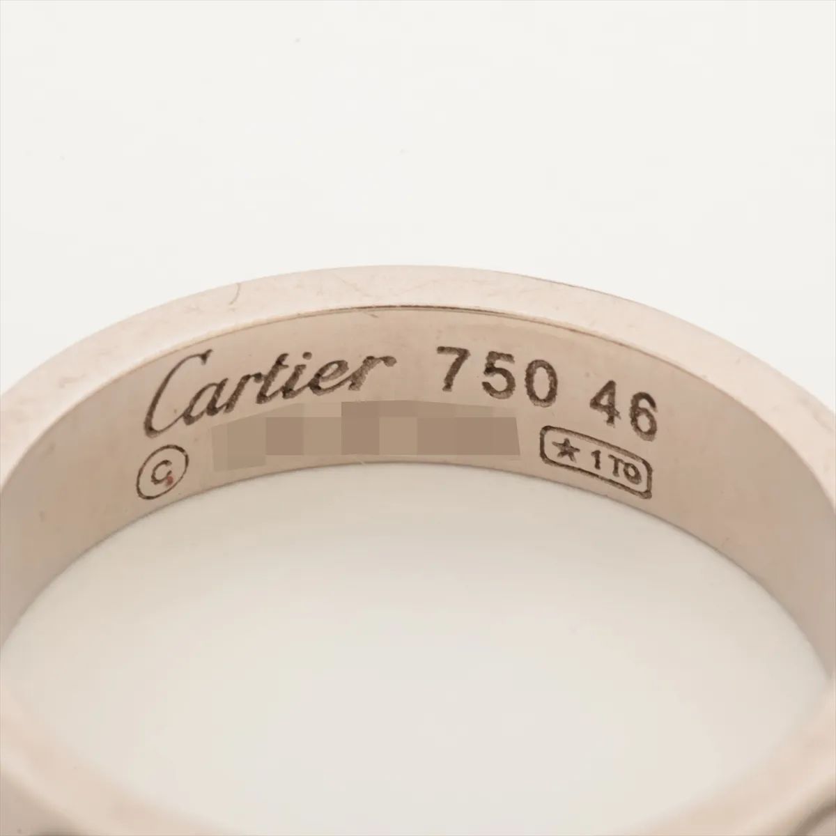 Mini Love Ring 750(WG) 3.6g 46 CO3152 — view 3