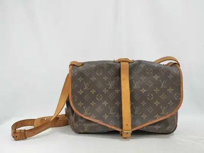 Monogram M42254 Saumur 35 Shoulder Bag