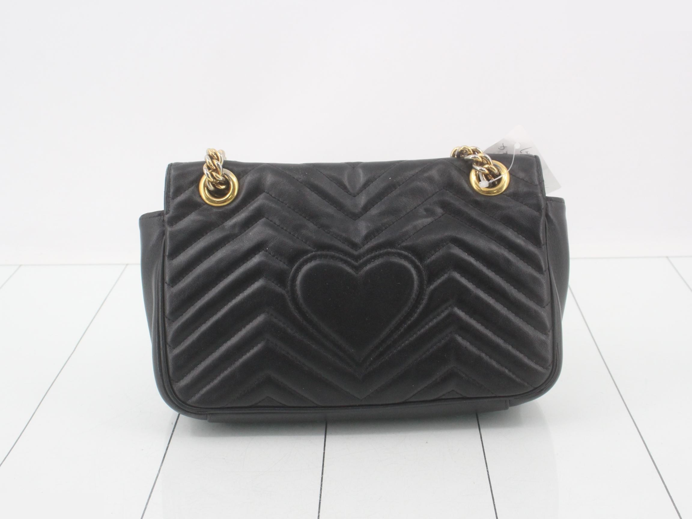 GG Marmont Leather Chain Bag — view 2