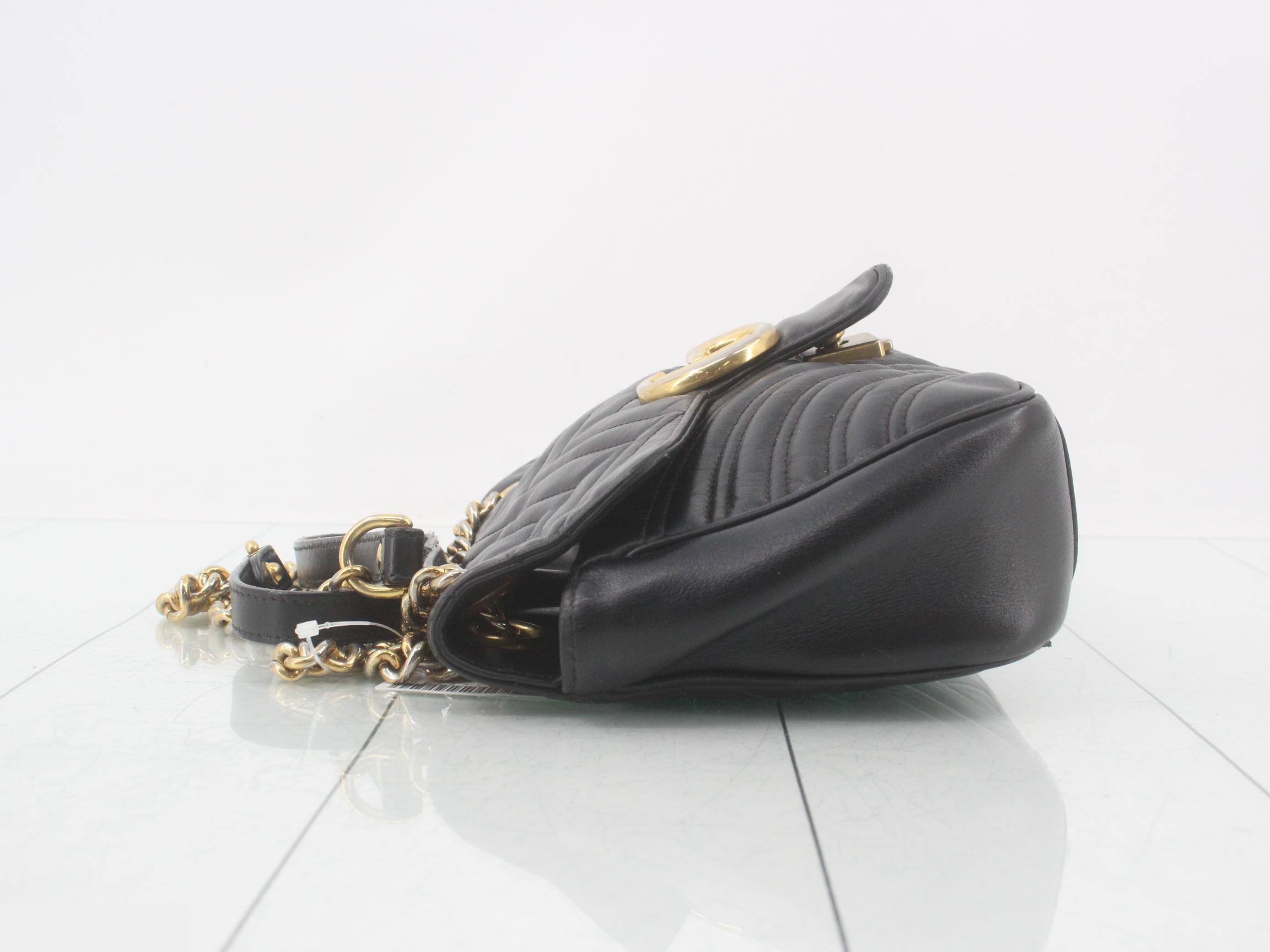 GG Marmont Leather Chain Bag — view 4