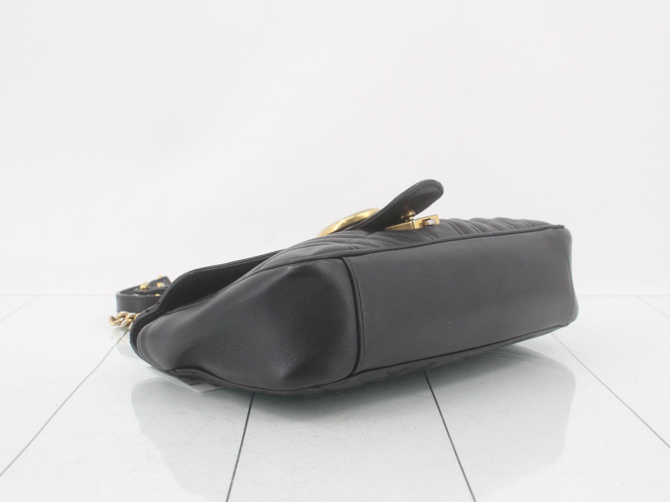 GG Marmont Leather Chain Bag — view 5