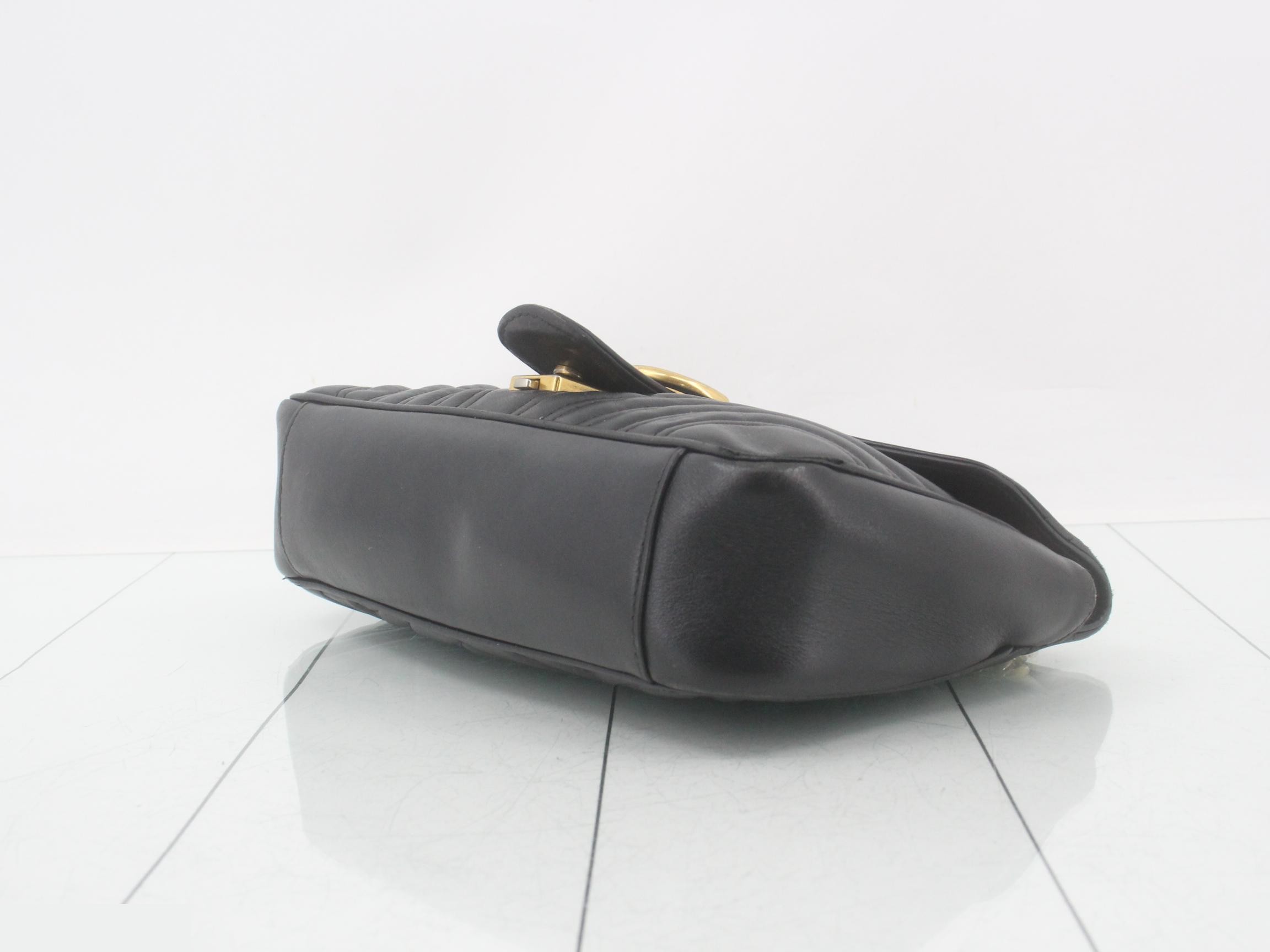 GG Marmont Leather Chain Bag — view 6