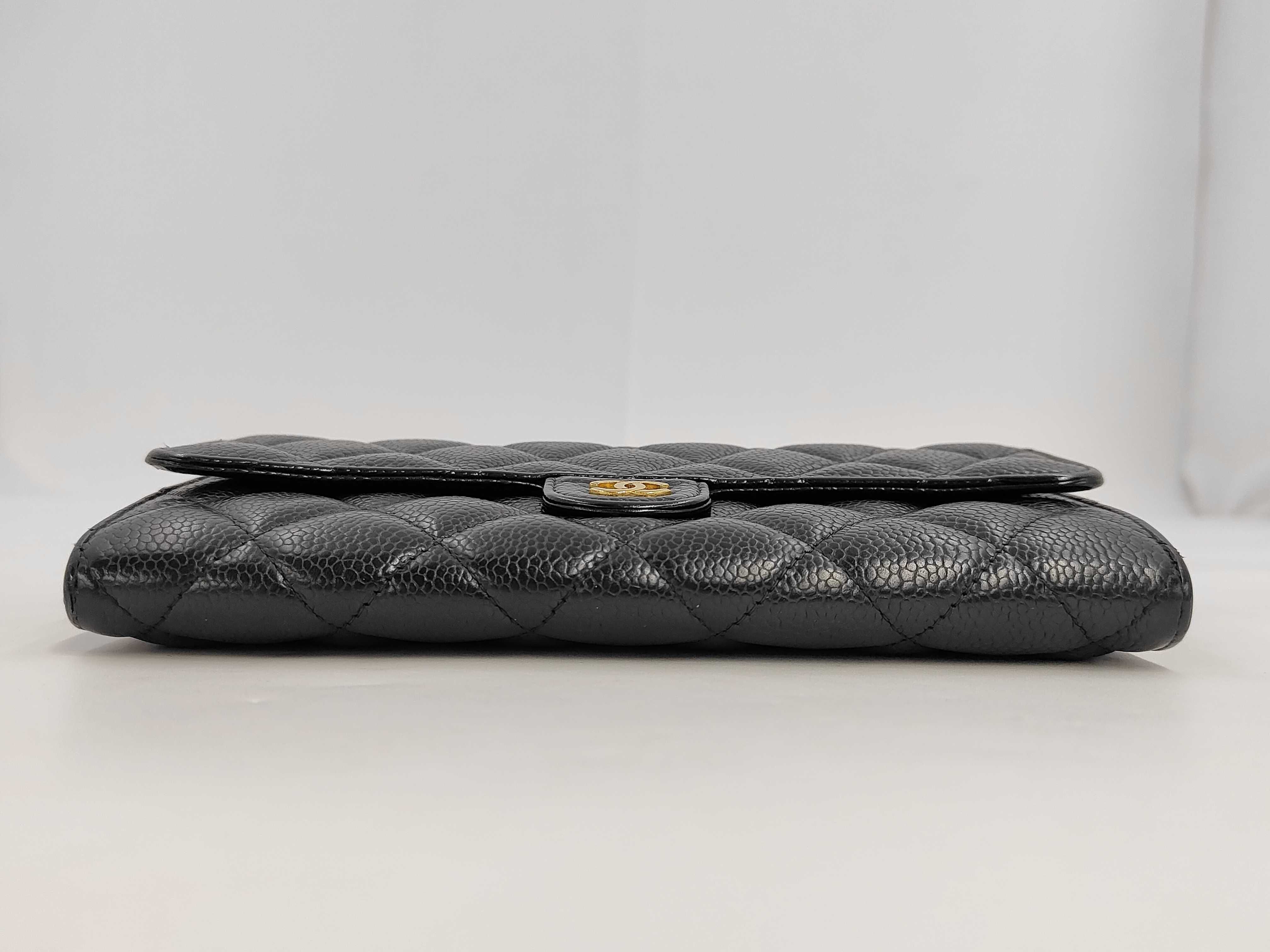 Matelasse Coco Mark Long Wallet Black Wallet — view 3