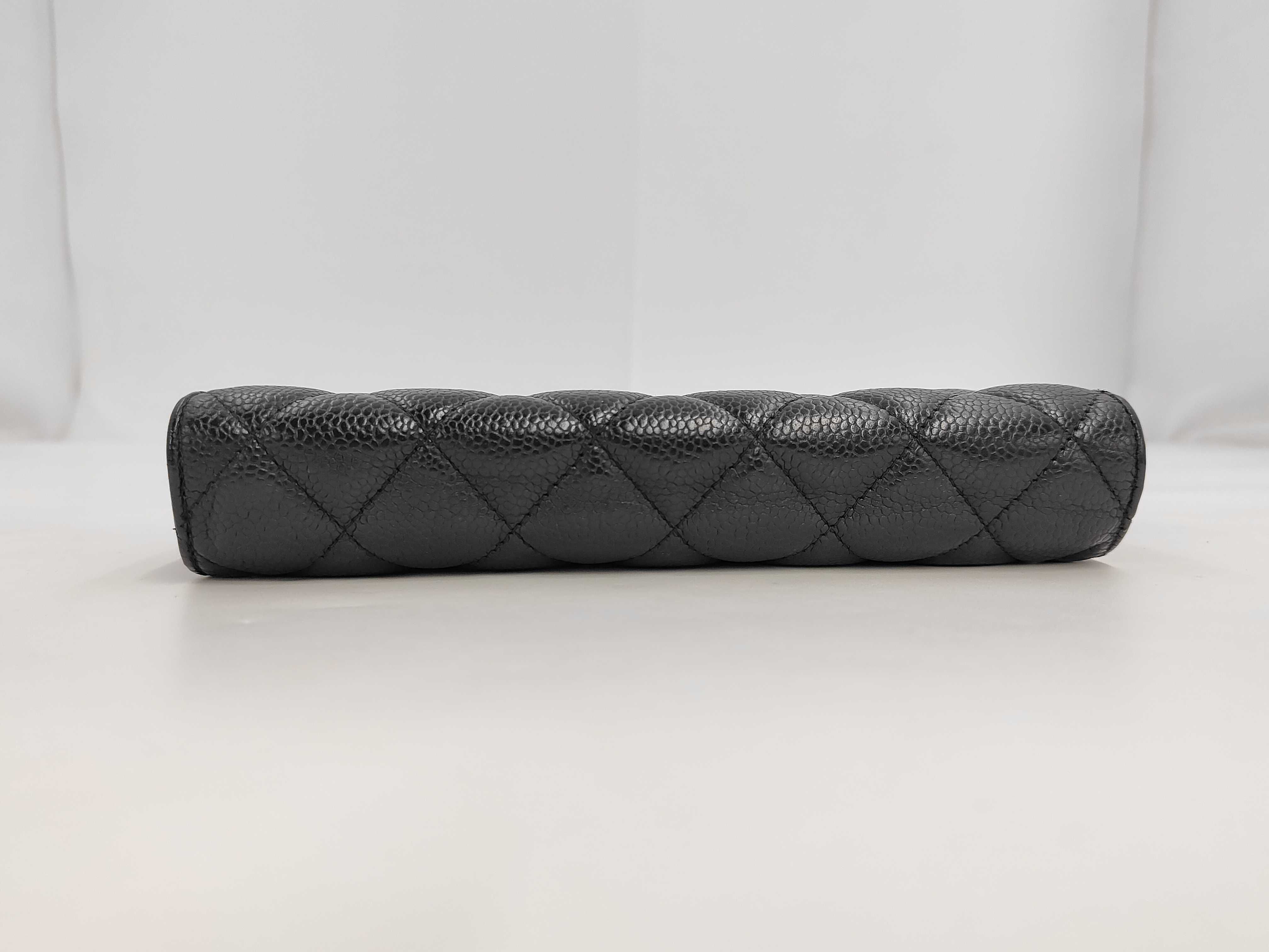 Matelasse Coco Mark Long Wallet Black Wallet — view 5