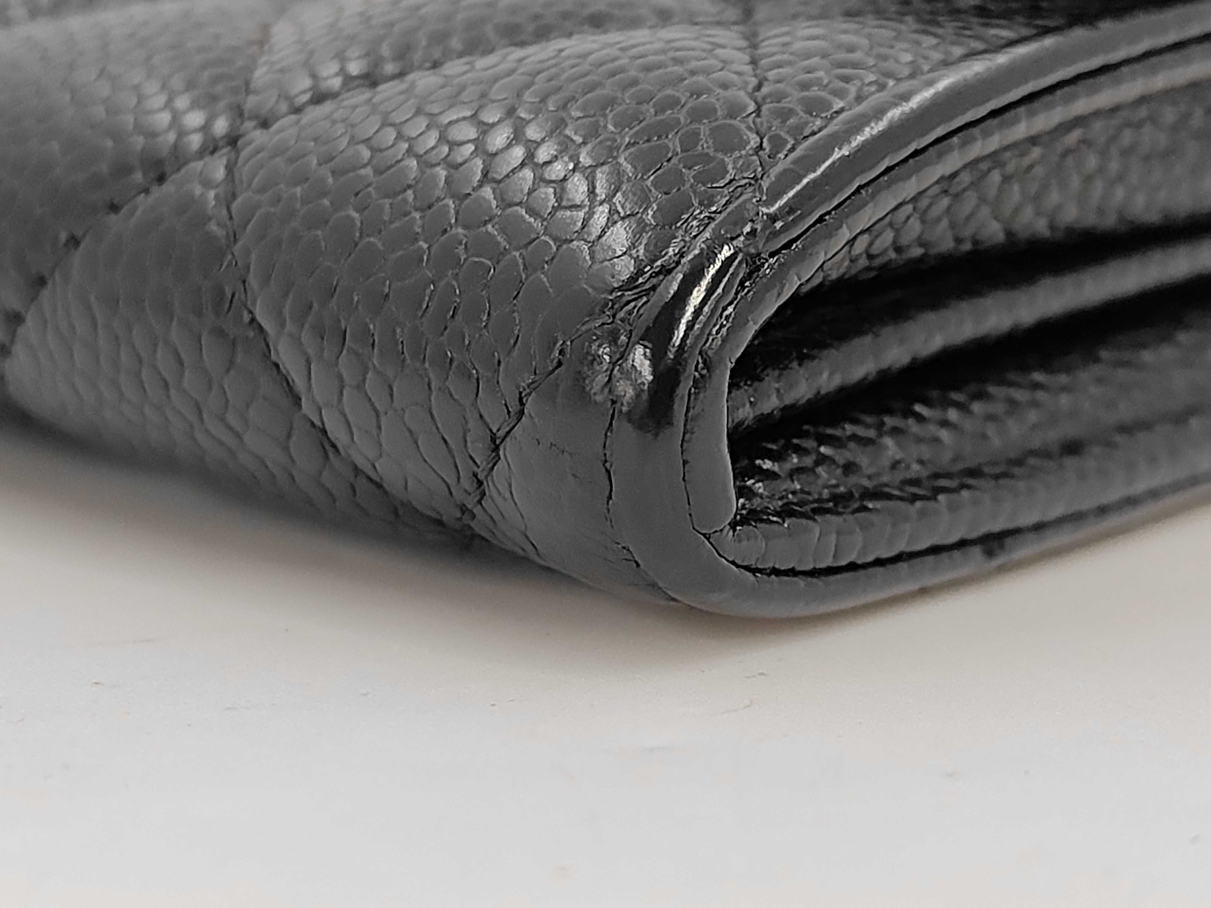 Matelasse Coco Mark Long Wallet Black Wallet — view 7