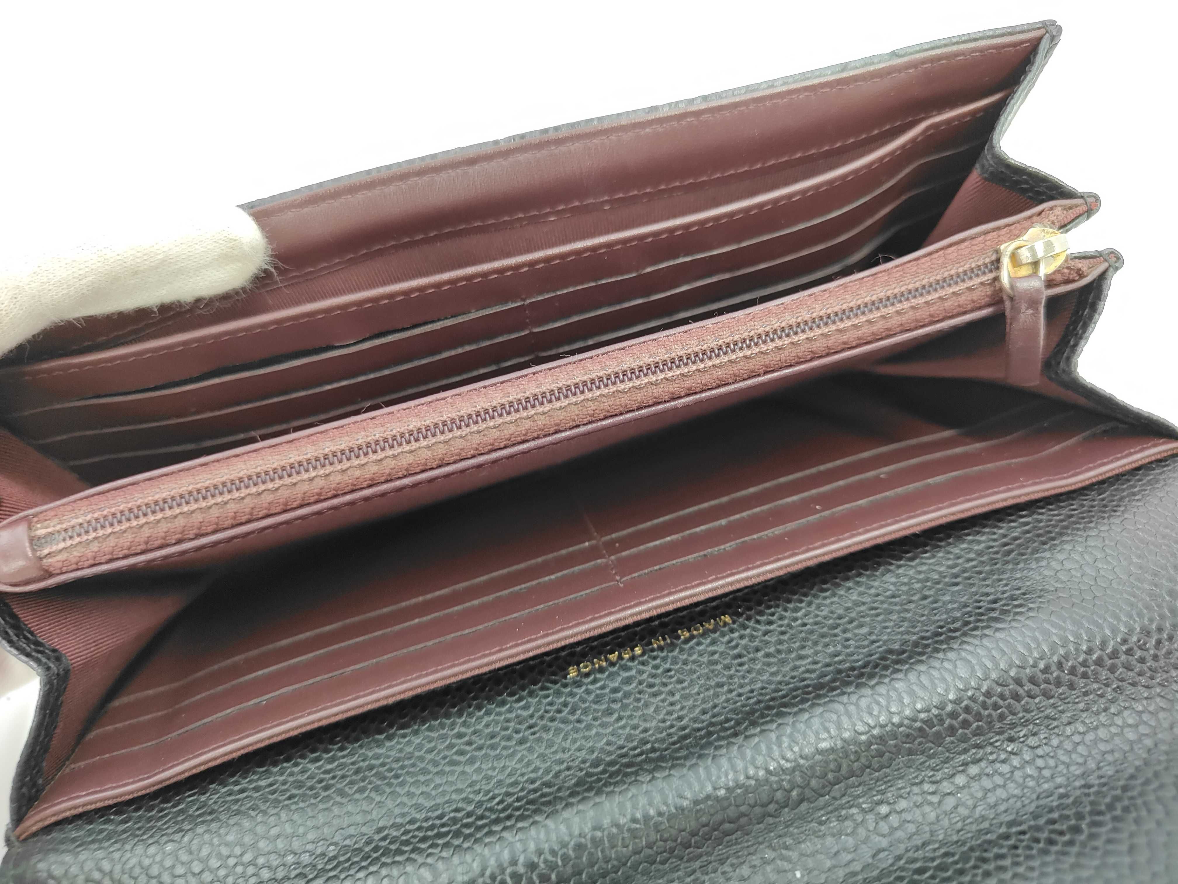 Matelasse Coco Mark Long Wallet Black Wallet — view 8