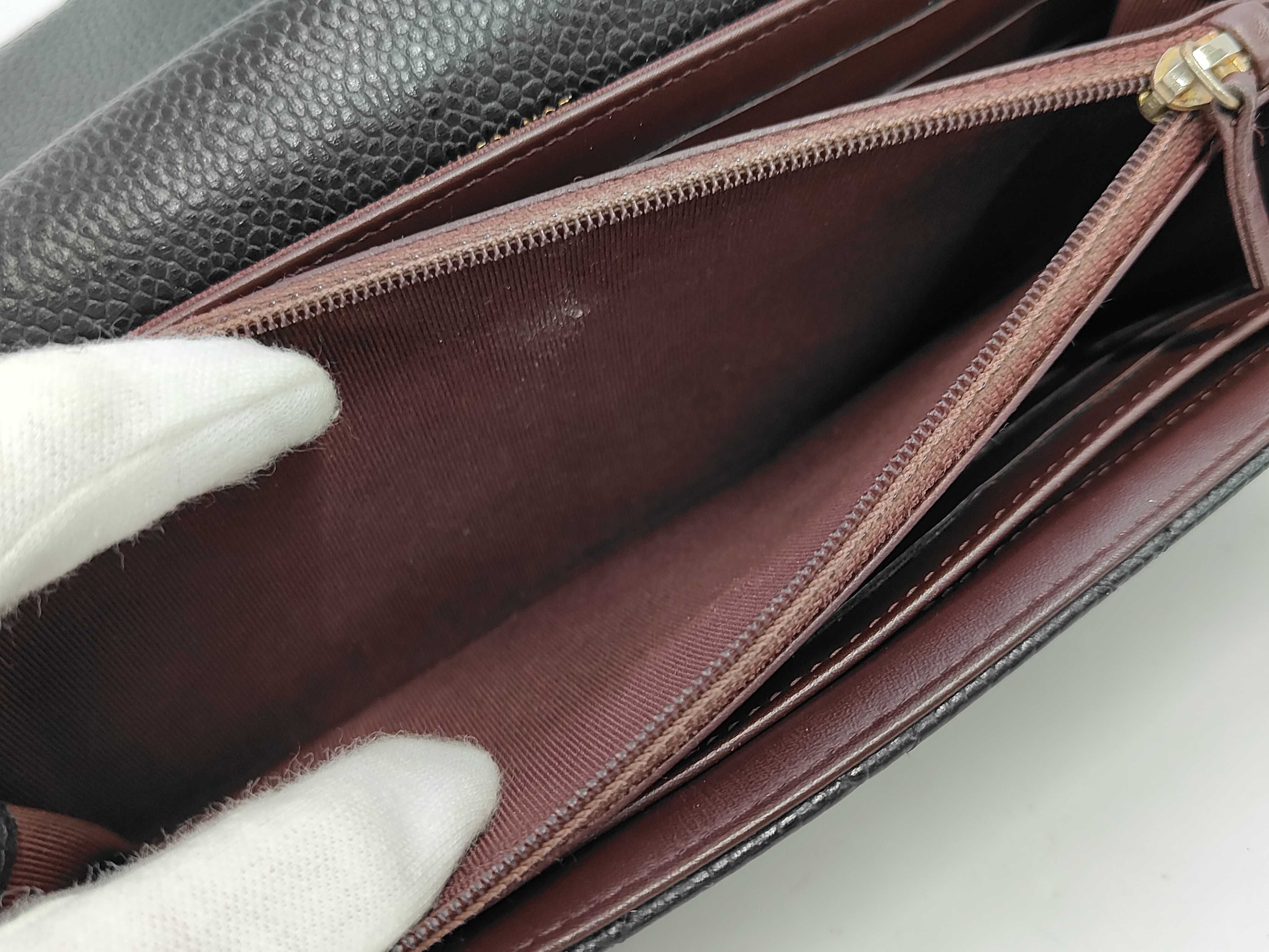 Matelasse Coco Mark Long Wallet Black Wallet — view 10
