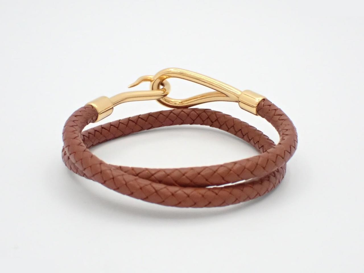 Leather bracelet, jumbo bracelet, choker, wrist circumference approximately 17cm — view 2