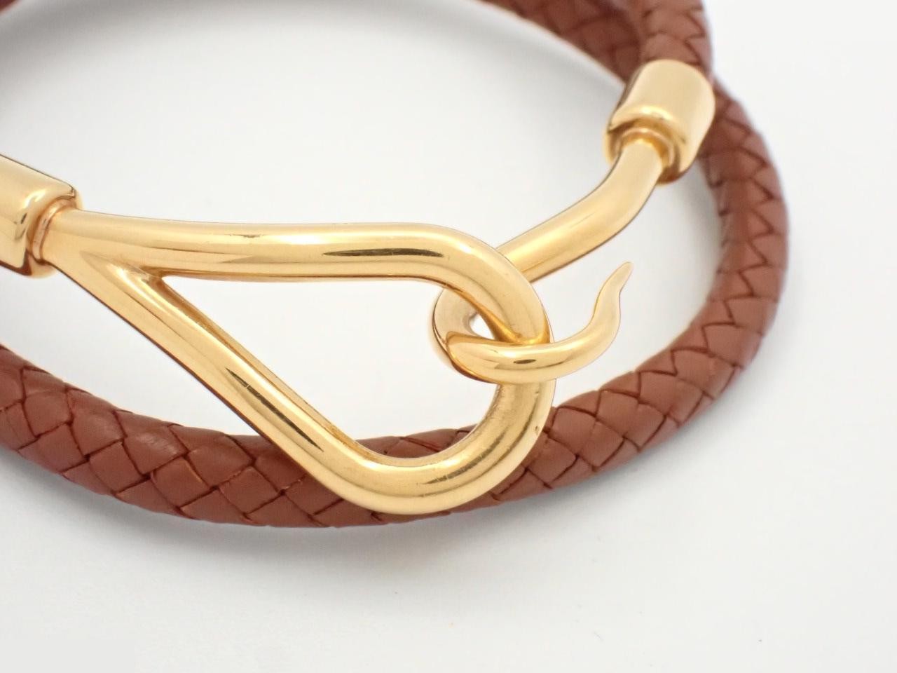 Leather bracelet, jumbo bracelet, choker, wrist circumference approximately 17cm — view 3