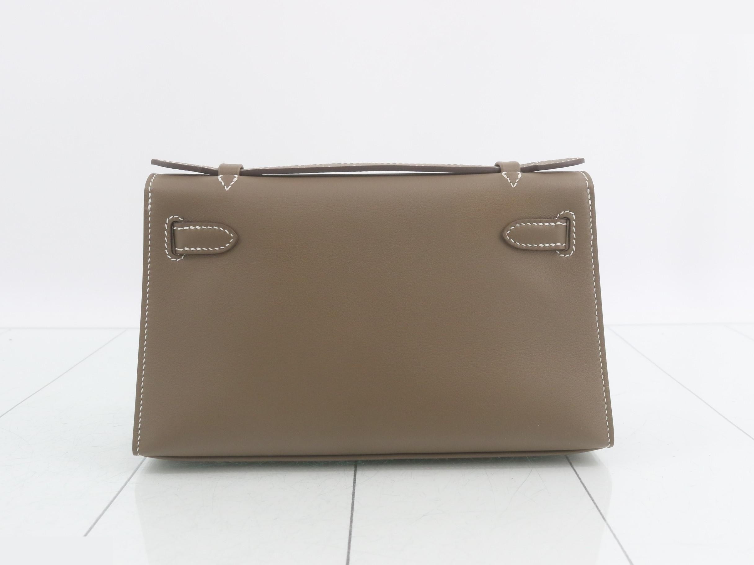 Kelly Pochette, Swift, Etoupe — view 3