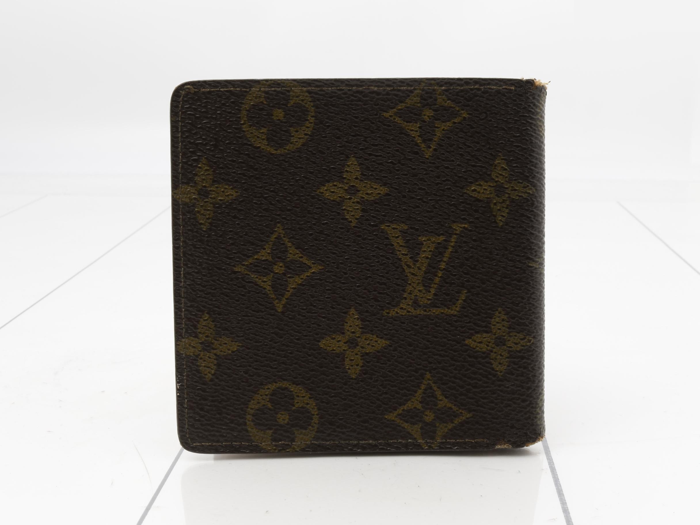 Monogram Portefeuille Cartes Blue Billfold/Bi-fold Wallet — view 2