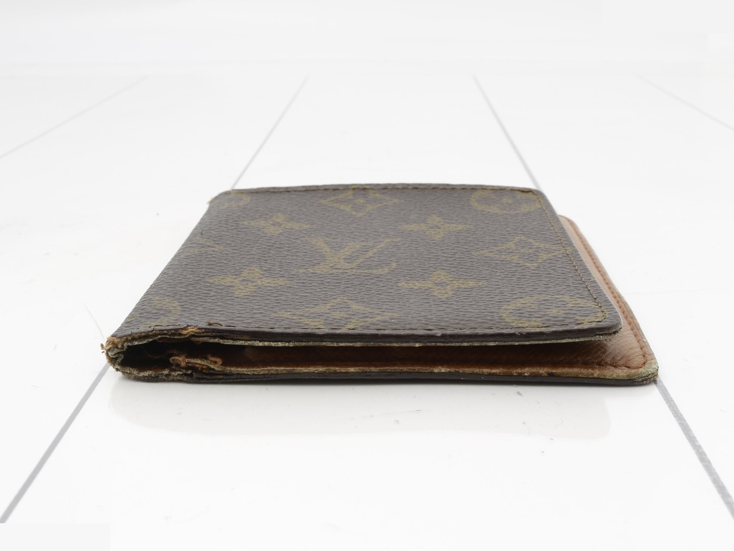 Monogram Portefeuille Cartes Blue Billfold/Bi-fold Wallet — view 3