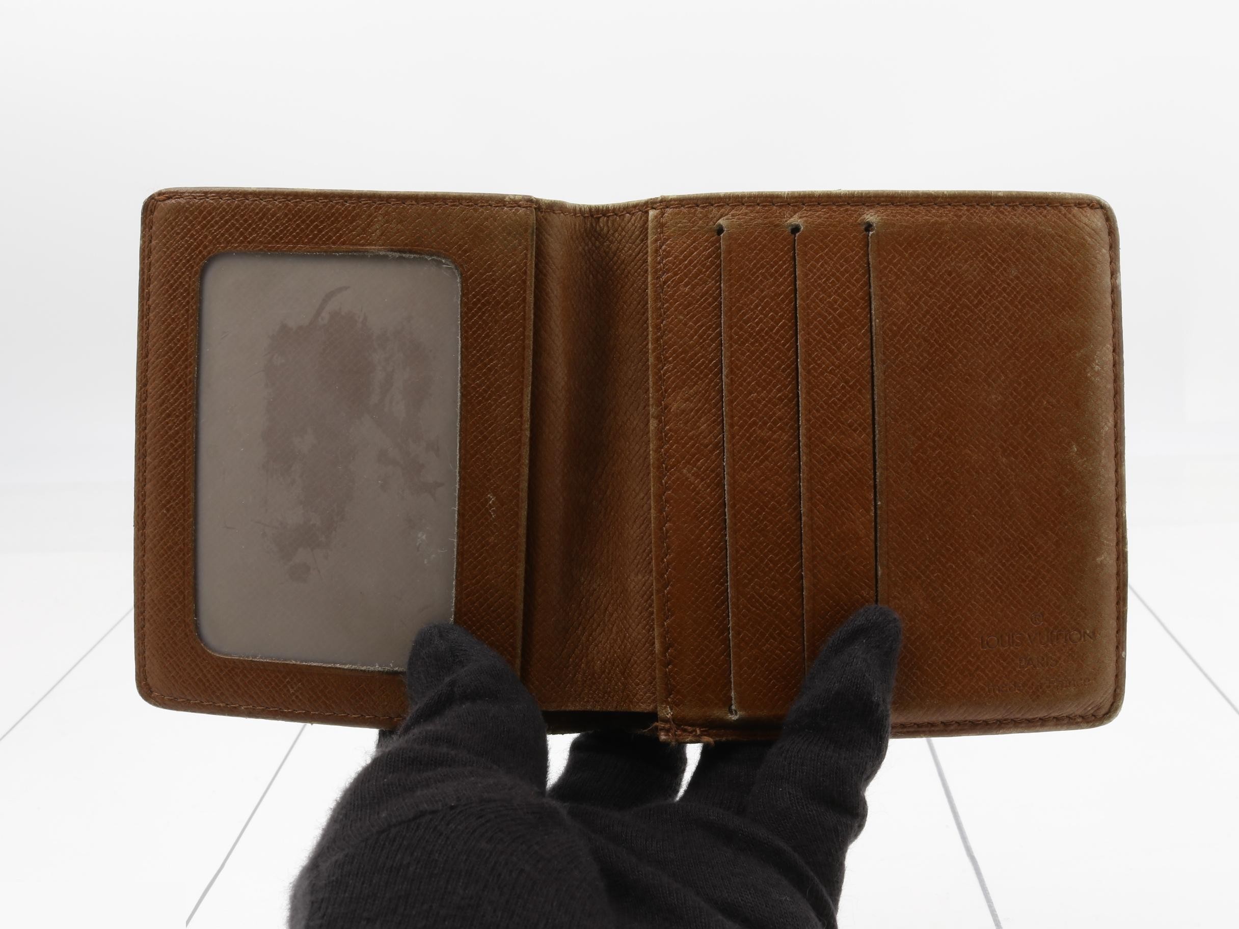 Monogram Portefeuille Cartes Blue Billfold/Bi-fold Wallet — view 4