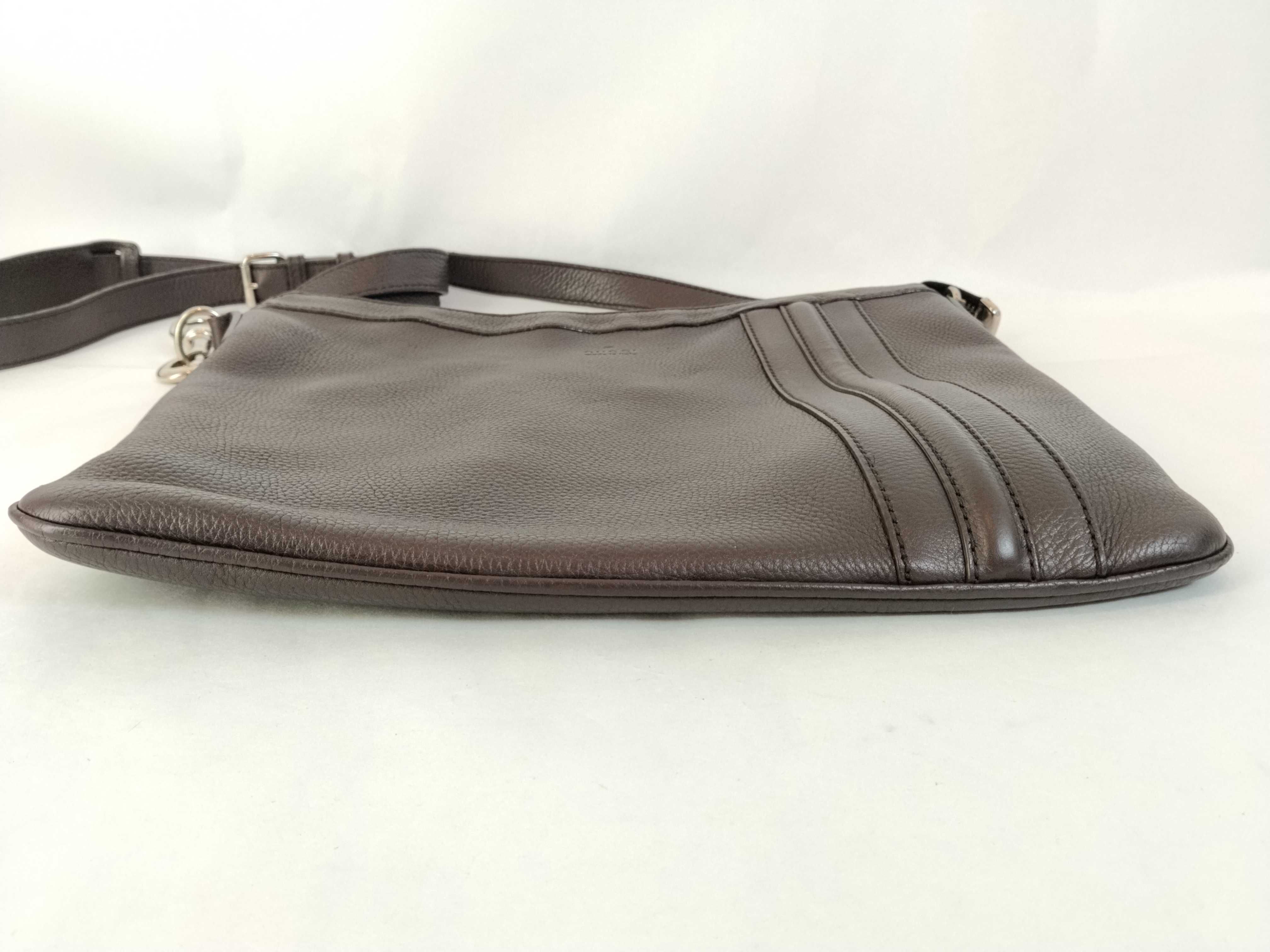shoulder bag, leather, brown, 233329. — view 7