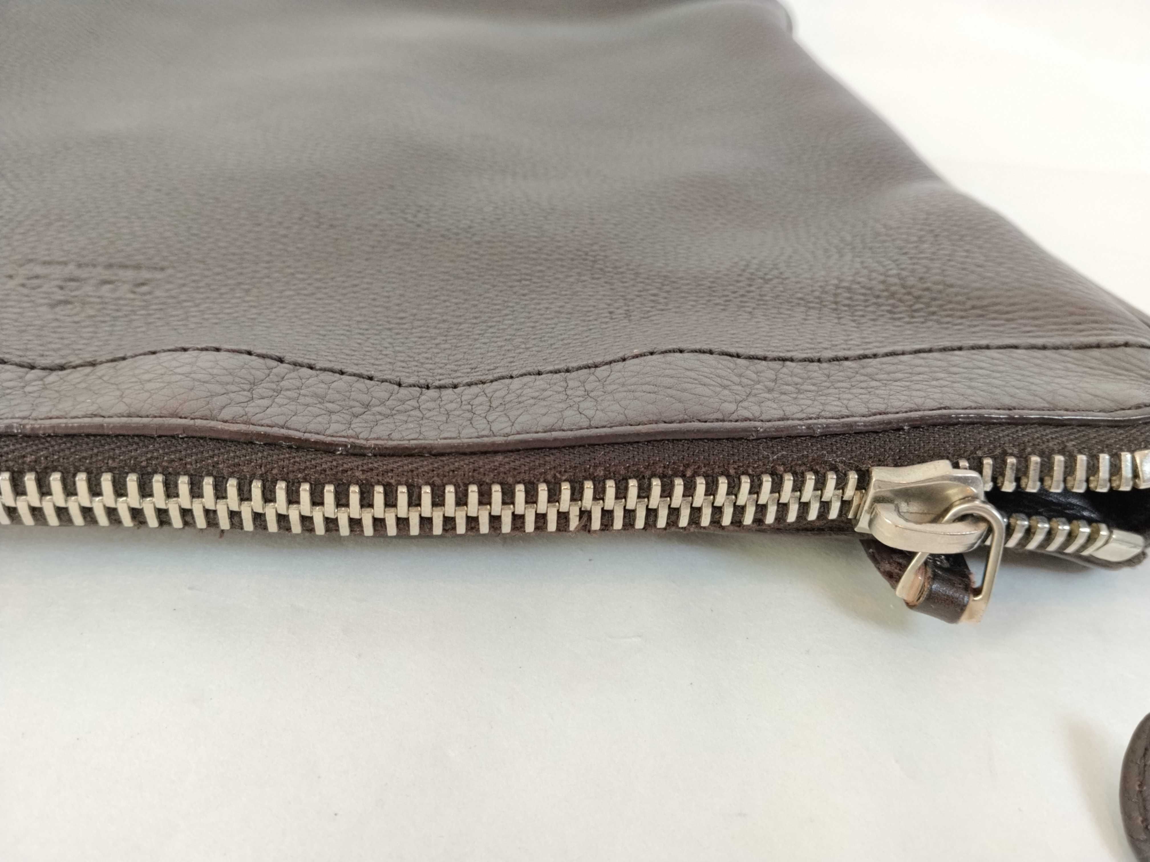 shoulder bag, leather, brown, 233329. — view 8
