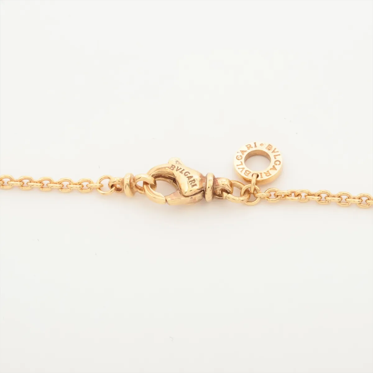 Doppio Cuore Necklace 750 (Yellow Gold x White Gold) 10.6g, Lobster clasp is distorted. — view 3
