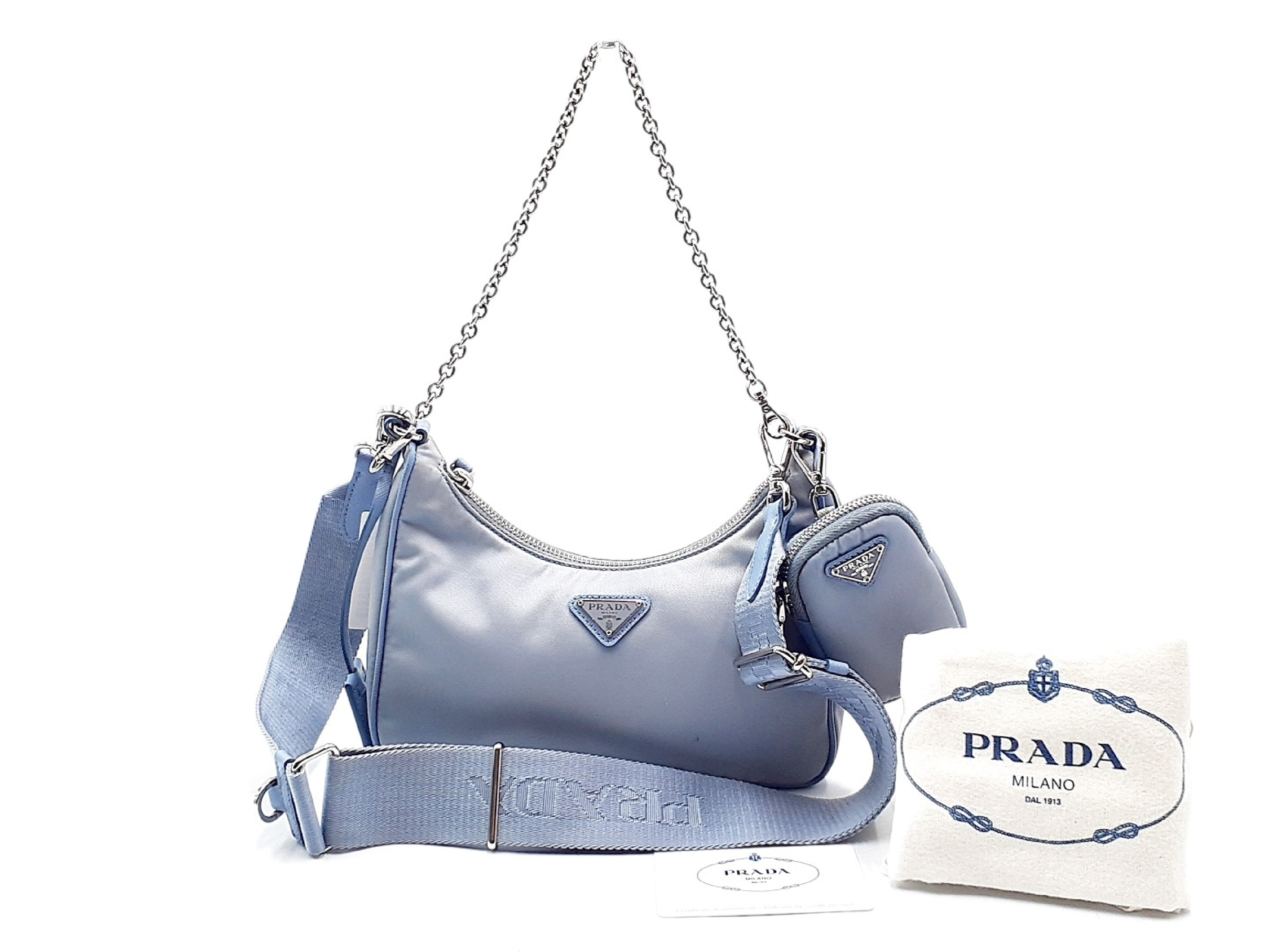 Re-Edition 2005 Re-Nylon 1BH204 Shoulder Bag with Shoulder Strap