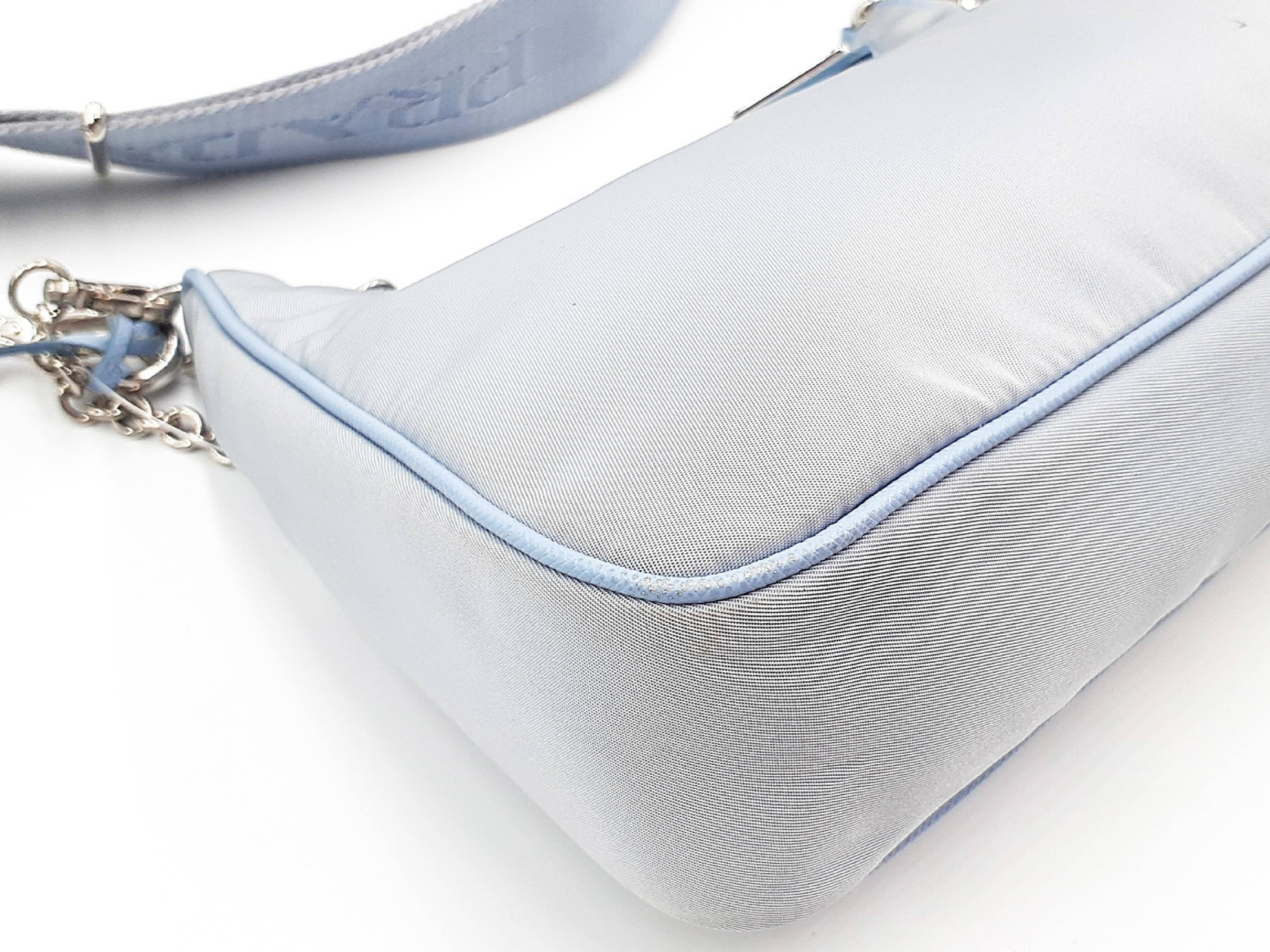 Re-Edition 2005 Re-Nylon 1BH204 Shoulder Bag with Shoulder Strap — view 6