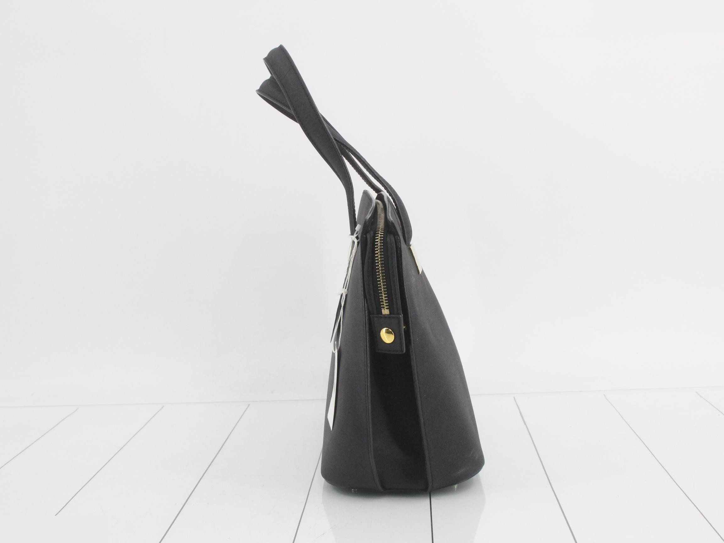 Handbag, black, leather — view 3