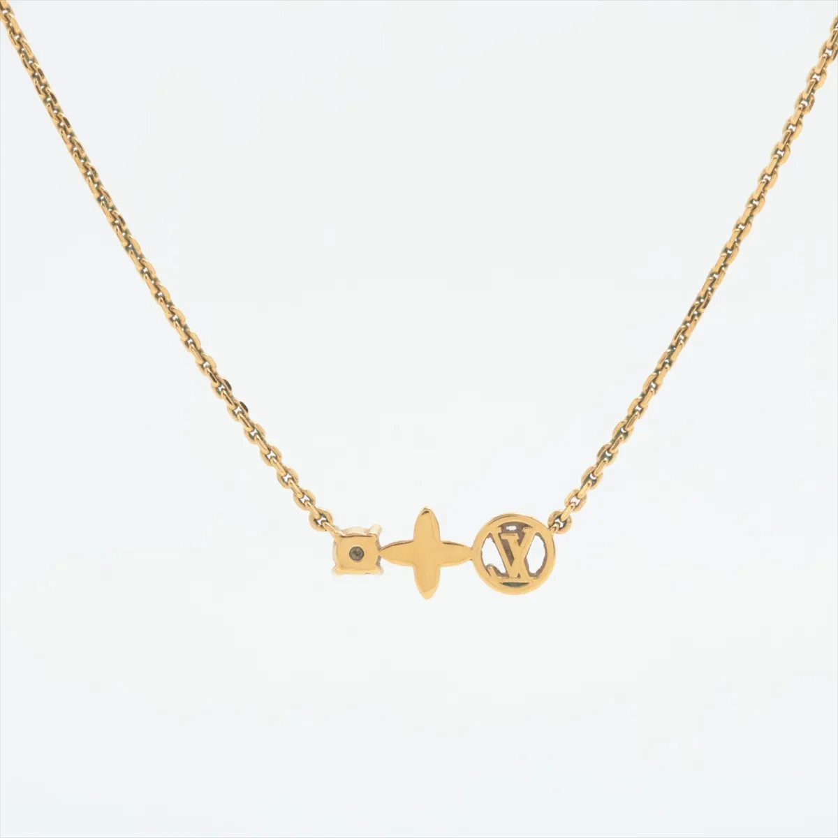M00368 Collier Petit Louis LE2282 Necklace, GP Gold. Shows signs of wear, — view 2