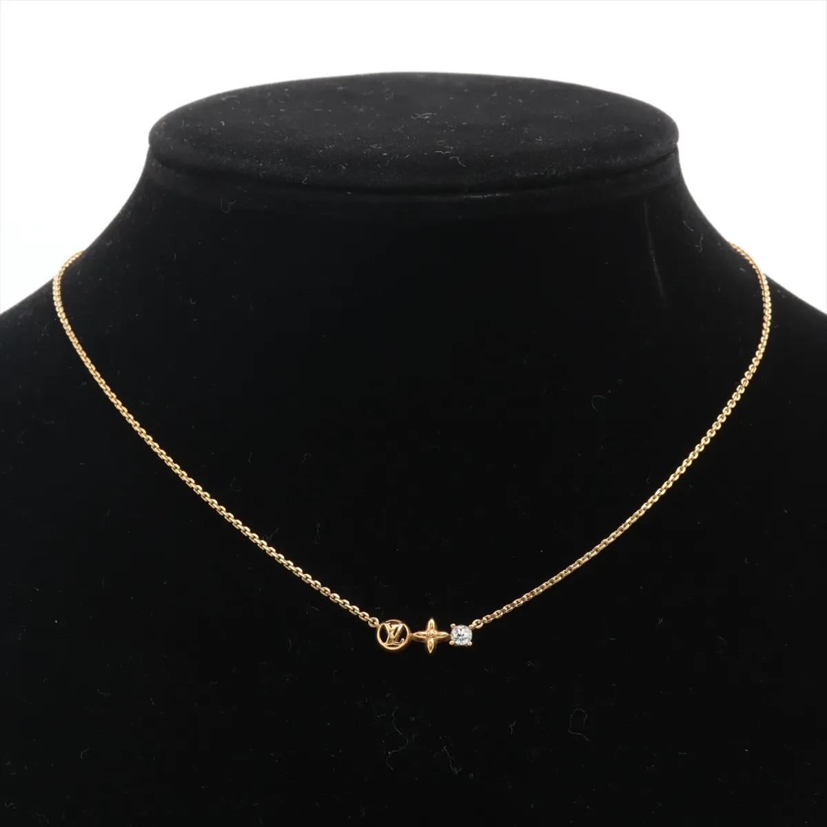 M00368 Collier Petit Louis LE2282 Necklace, GP Gold. Shows signs of wear, — view 5