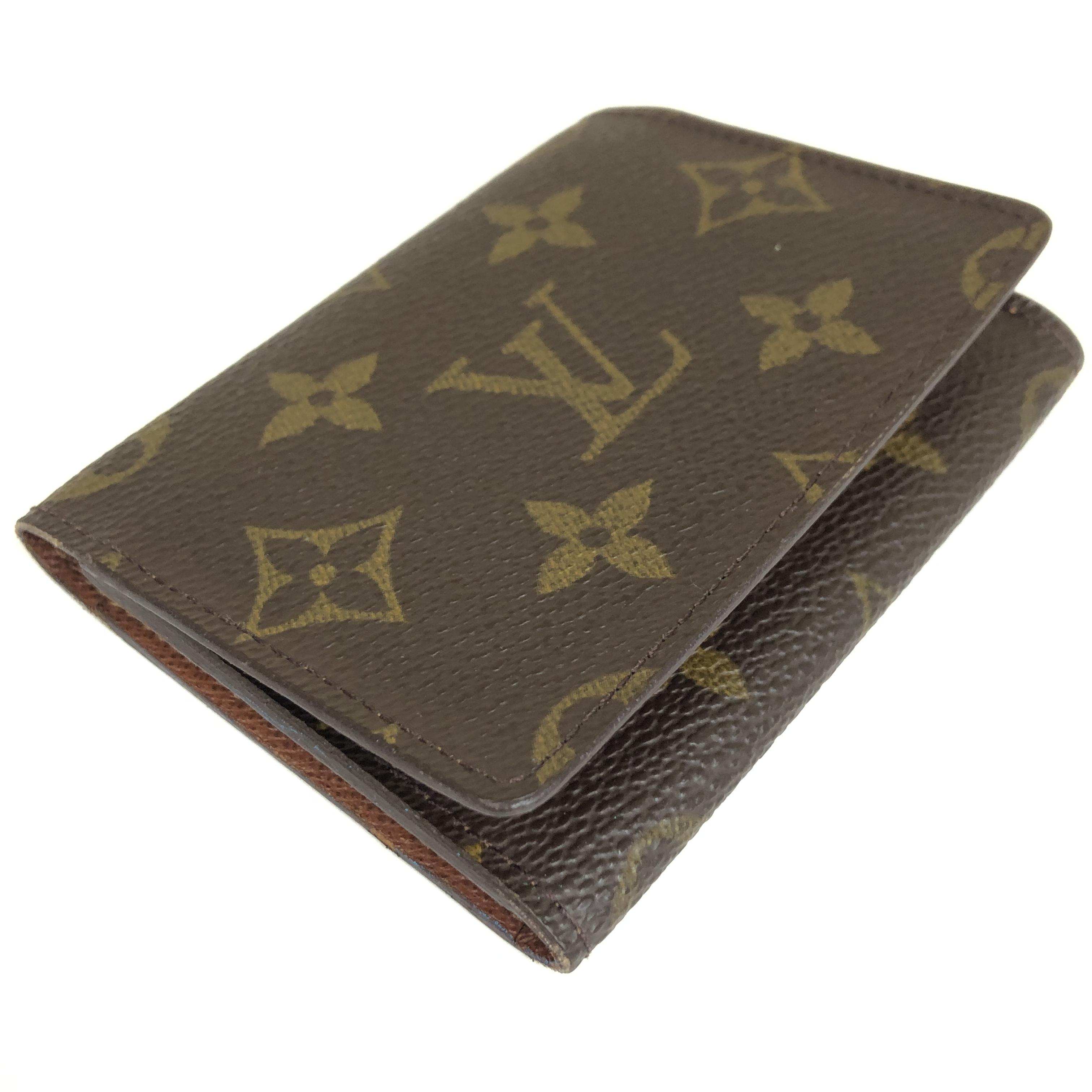 No stickiness Louis Vuitton Monogram Enveloppe Carte de Visite M62920 Card Case AS0011 Business Card Holder Pass Case Card Case Made in Spain Card Case — view 12