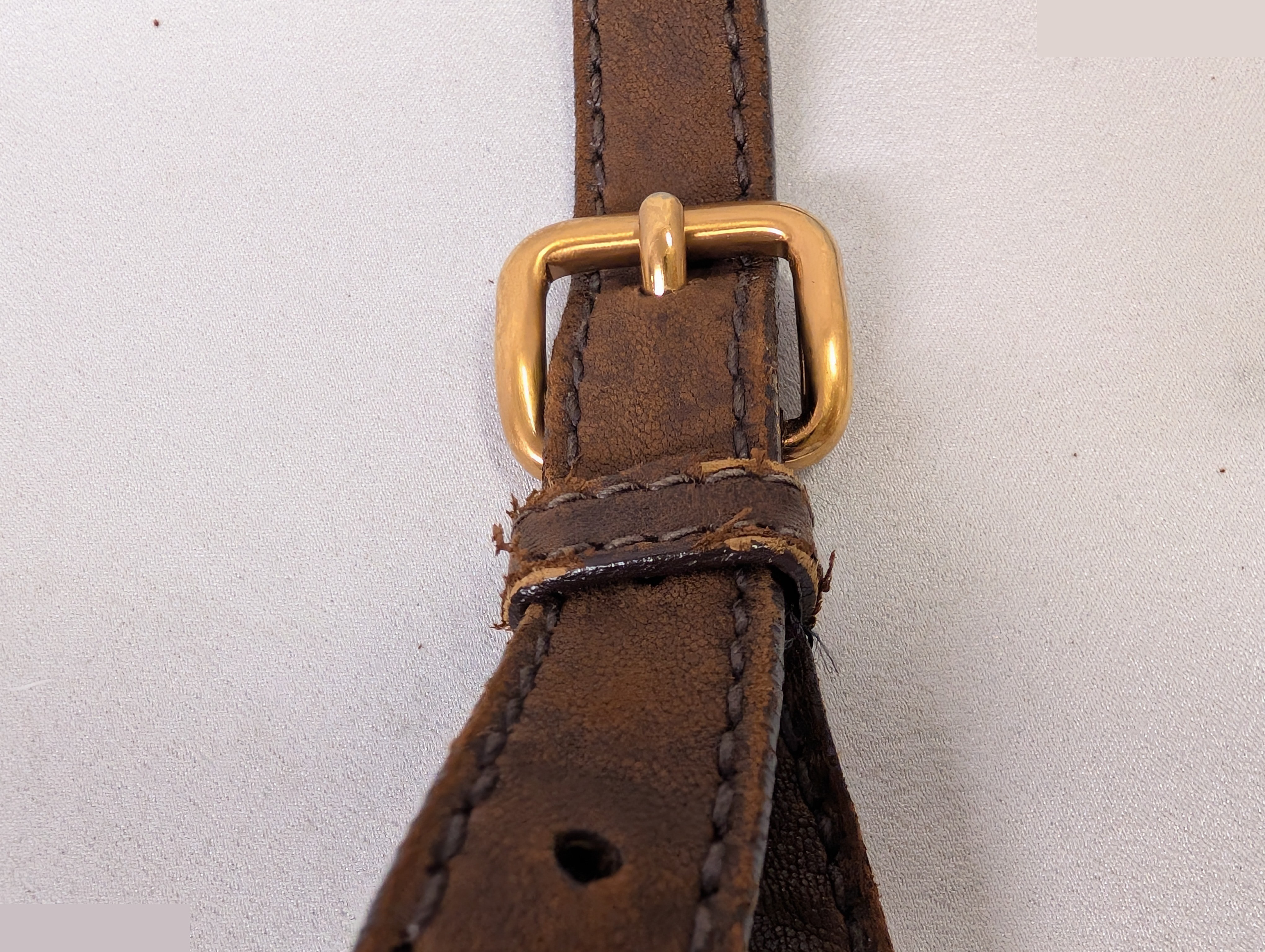 Leather shoulder bag, brown — view 7