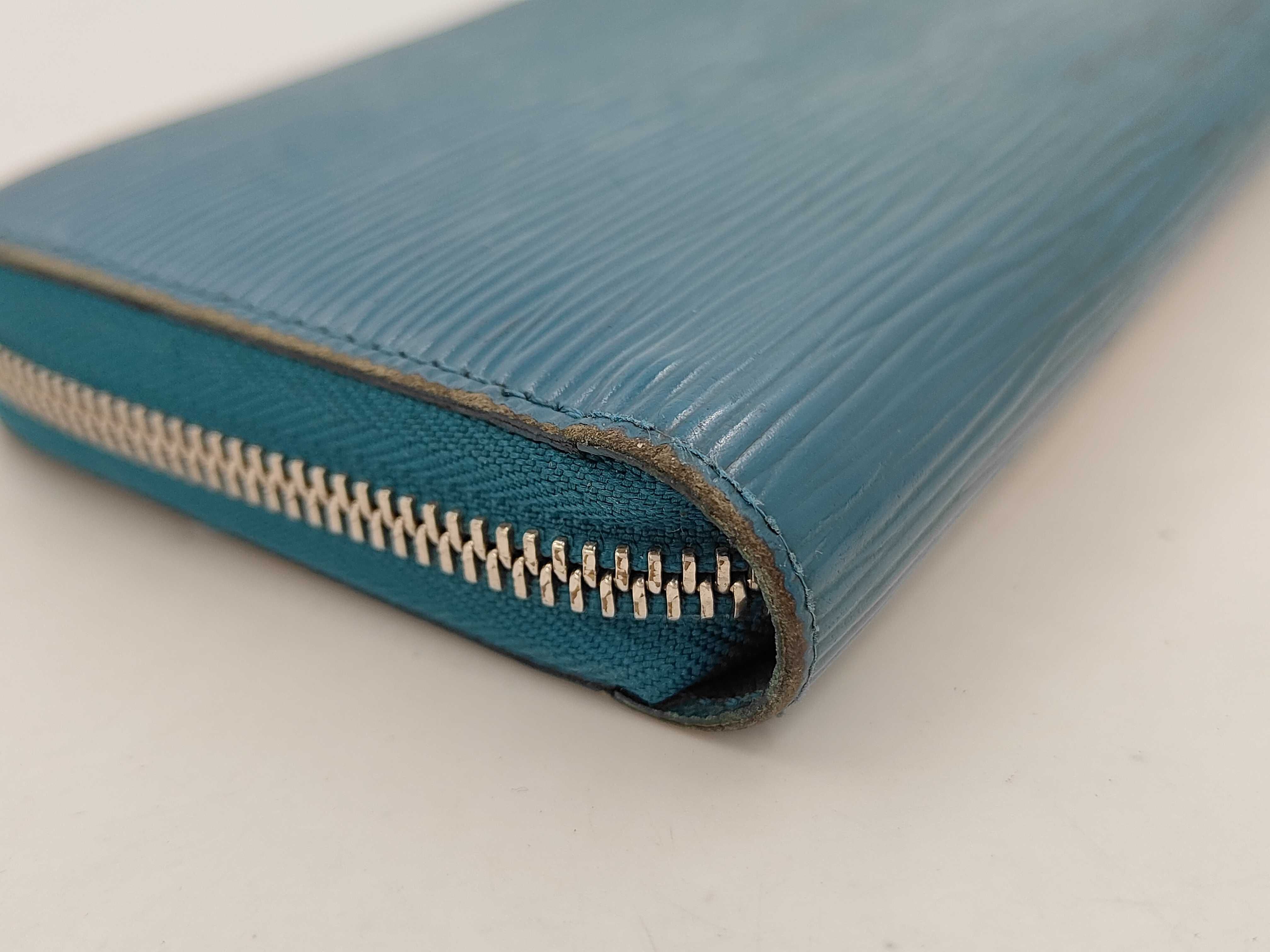 Epi Sky Blue Long Wallet — view 6