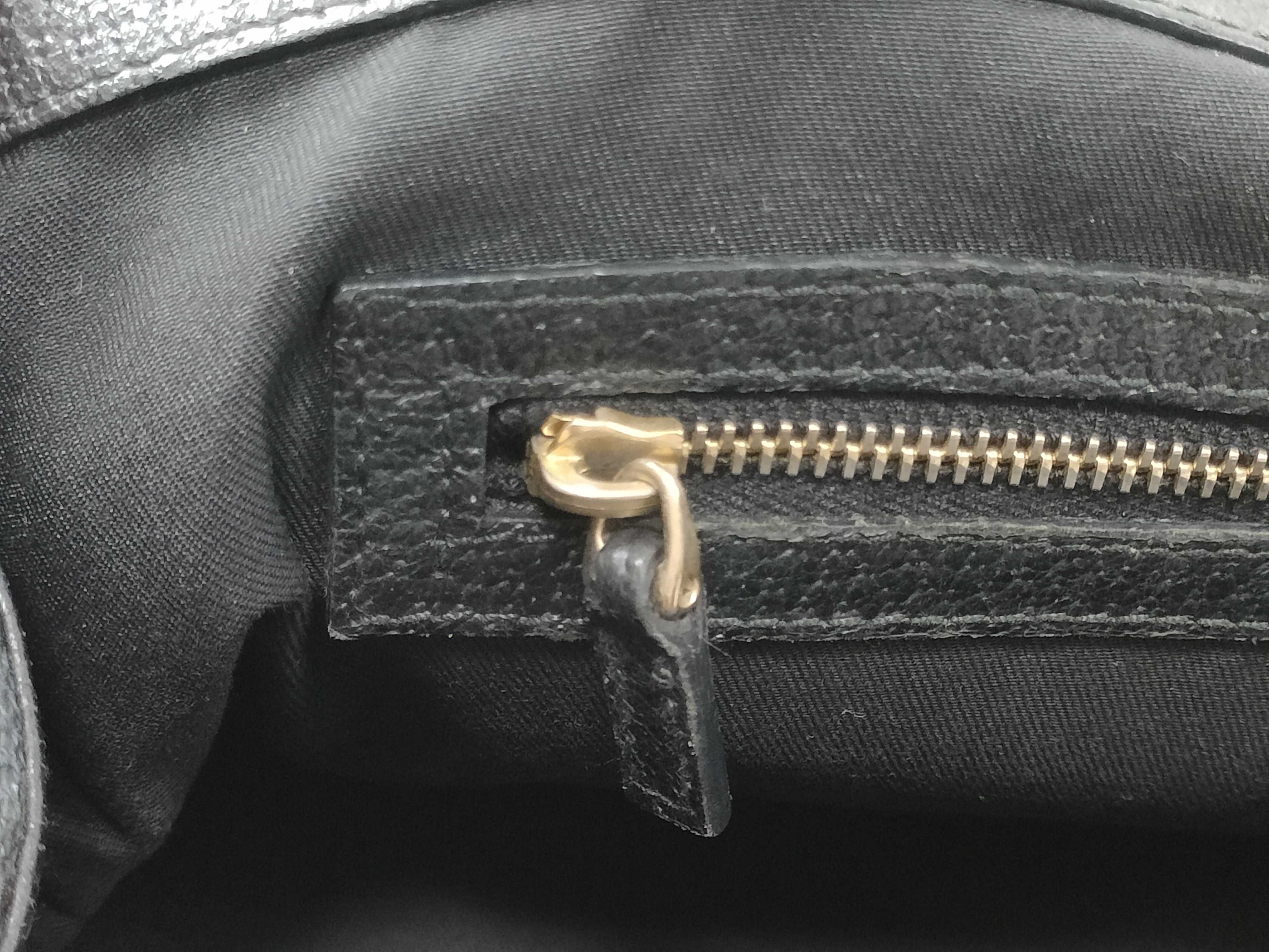 Black GG Canvas Shoulder Bag (Handbag) — view 12