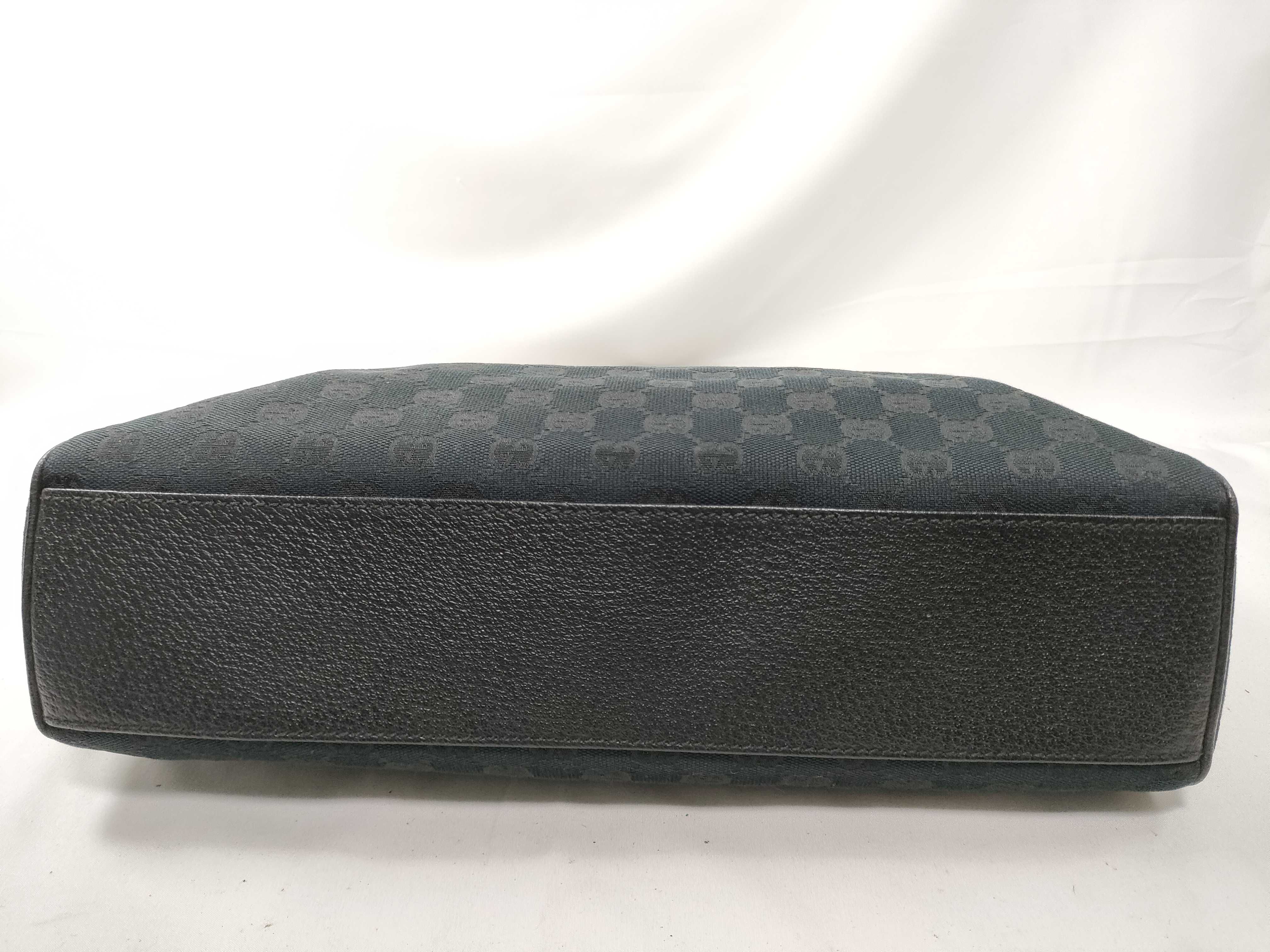 Black GG Canvas Shoulder Bag (Handbag) — view 6