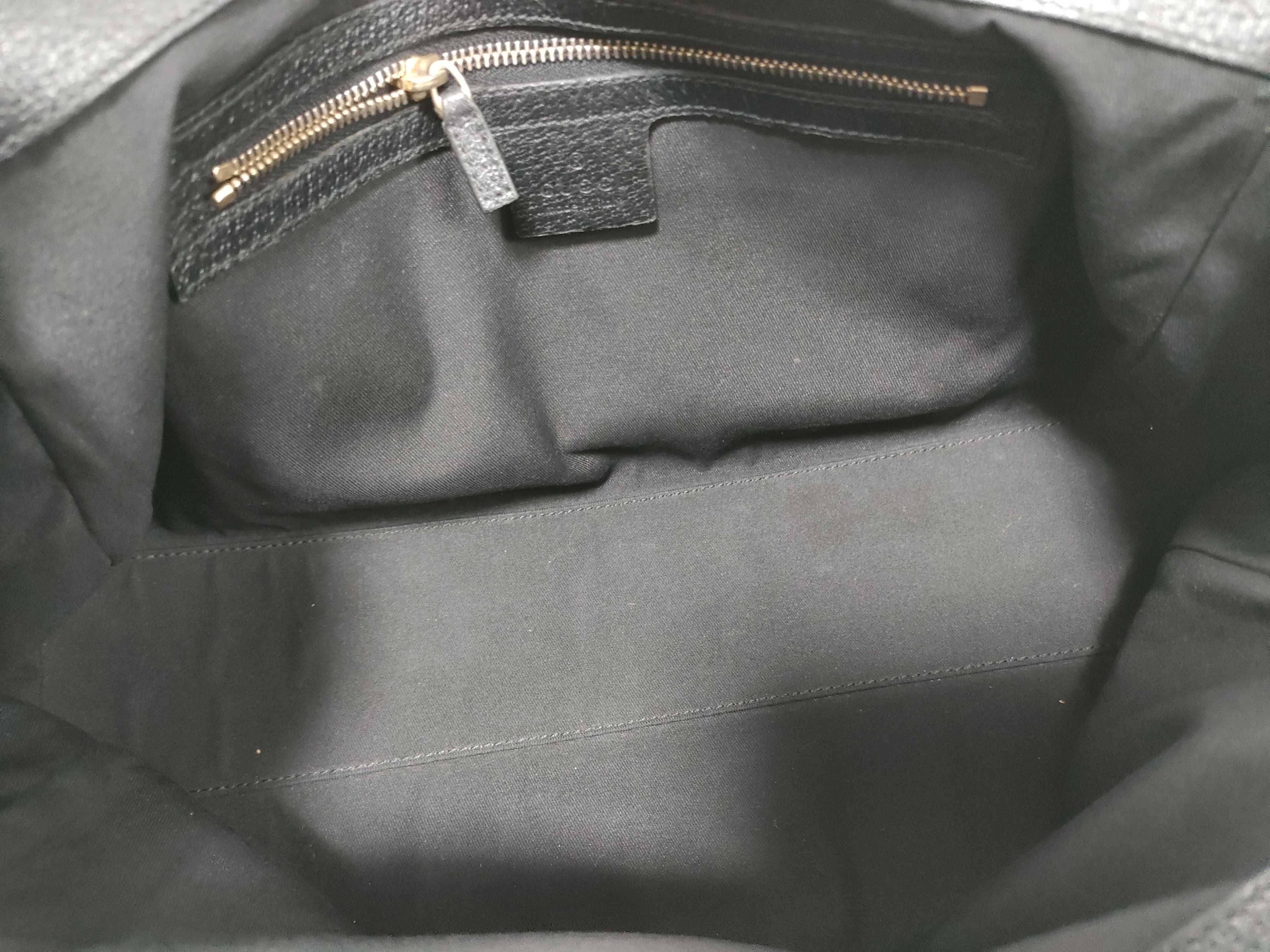 Black GG Canvas Shoulder Bag (Handbag) — view 8