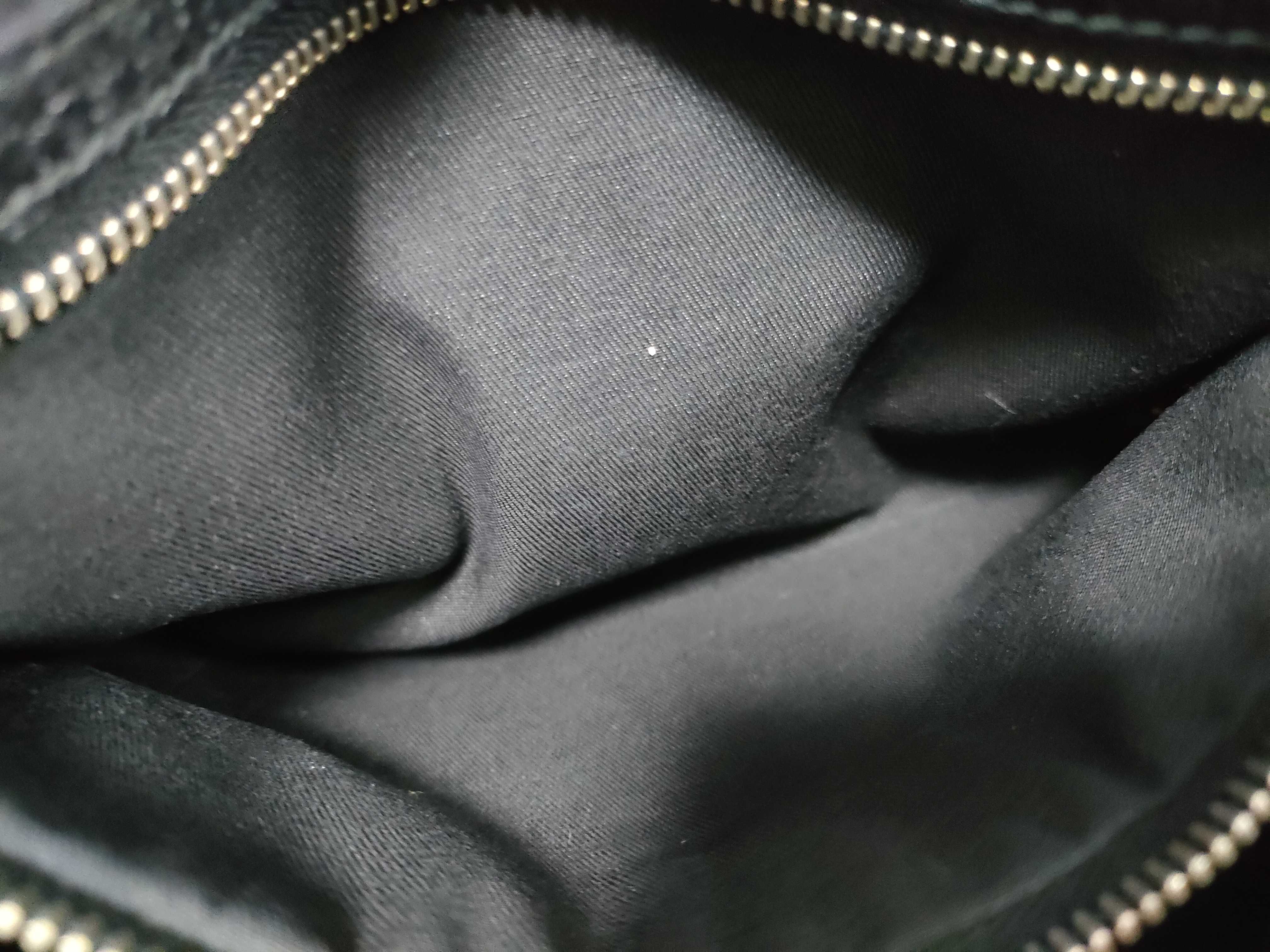Black GG Canvas Shoulder Bag (Handbag) — view 10