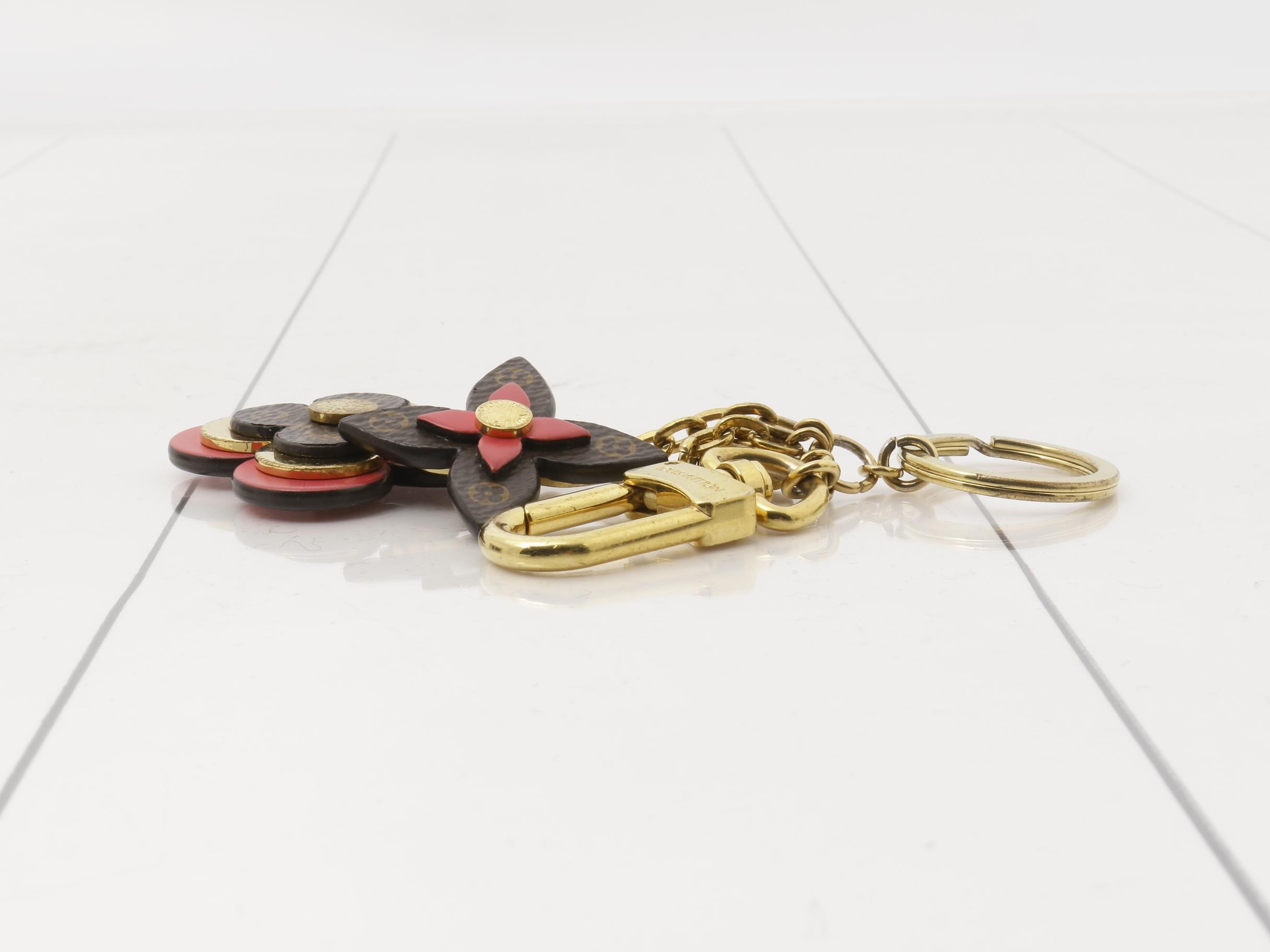LV Keyring Portefeuille Blooming Flower — view 3