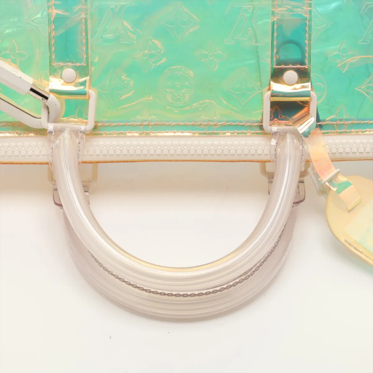 Monogram Prism Keepall Bandoulière 50 M53271 DR0119 Clear (RFID detected) — view 5