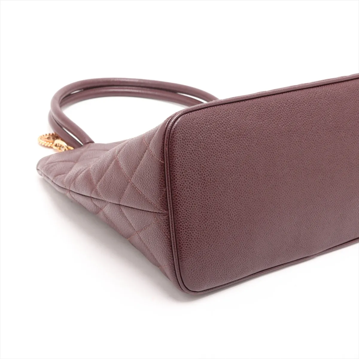 Reissue Caviar Skin Tote Bag, Bordeaux, Silver Hardware, 7986799, Series 7 — view 4