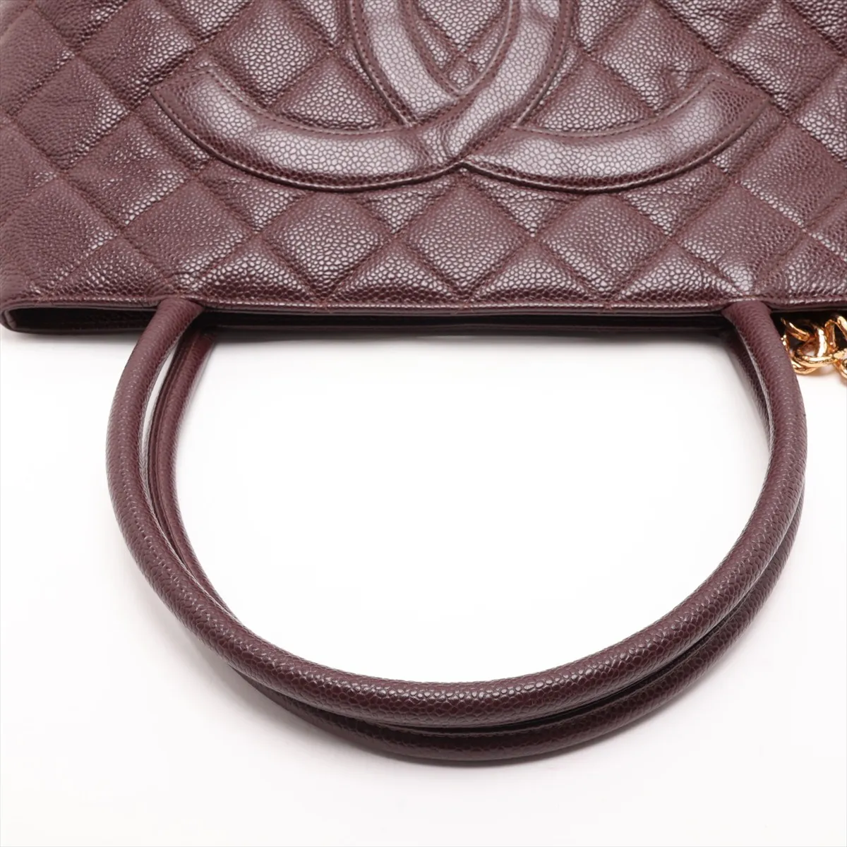 Reissue Caviar Skin Tote Bag, Bordeaux, Silver Hardware, 7986799, Series 7 — view 5