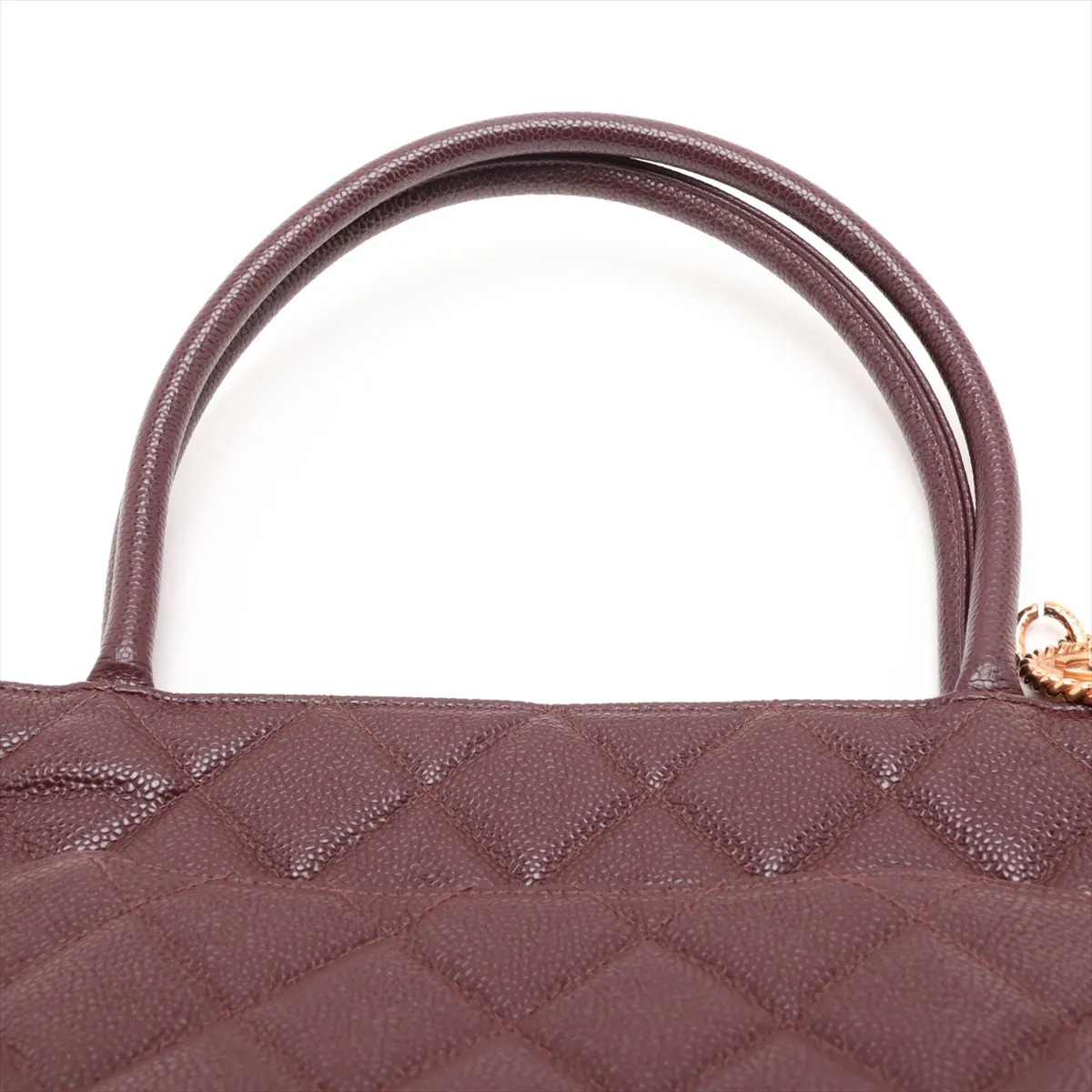 Reissue Caviar Skin Tote Bag, Bordeaux, Silver Hardware, 7986799, Series 7 — view 6
