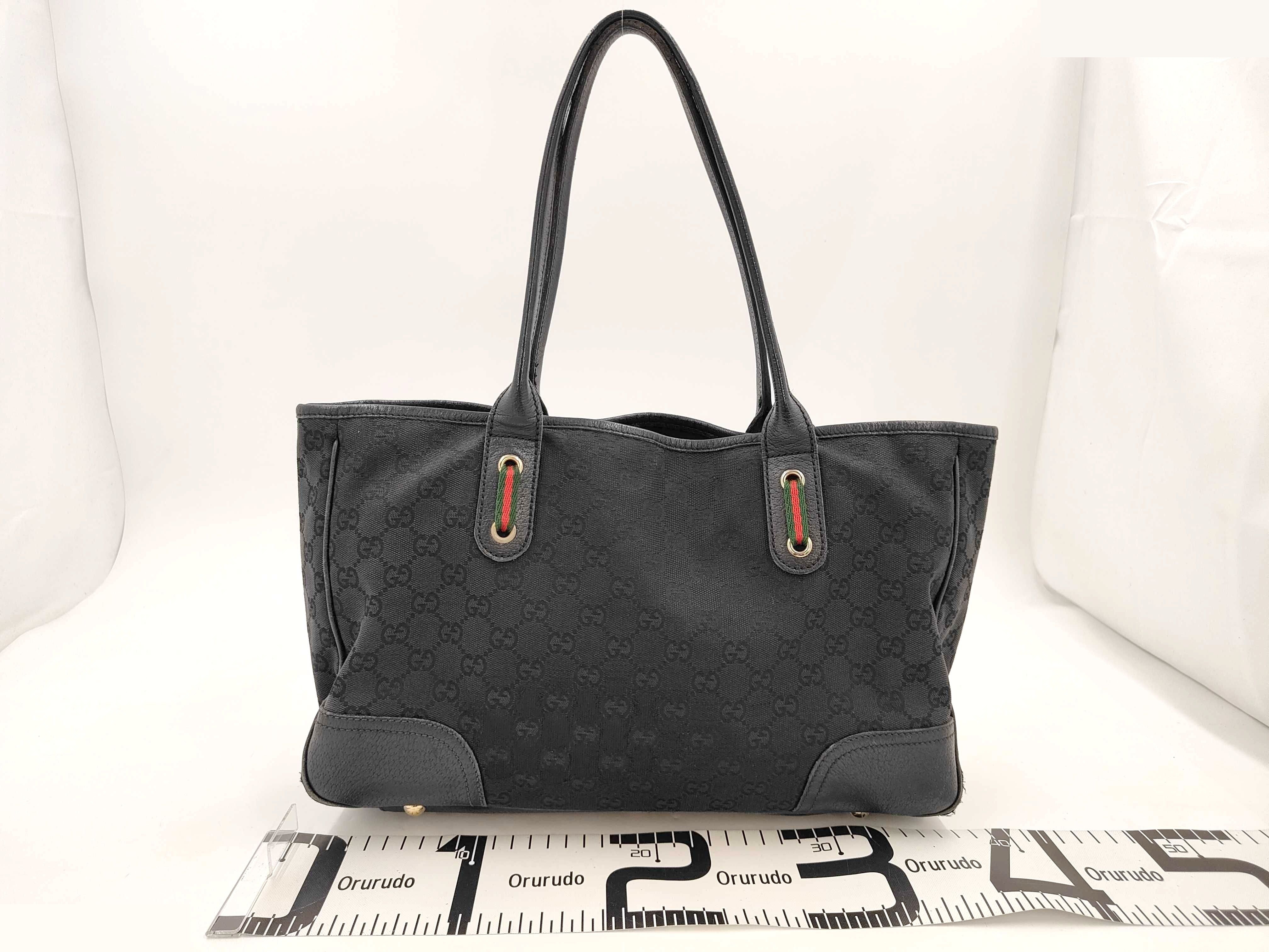 GG Canvas Princy Tote Bag 163805 Black — view 2