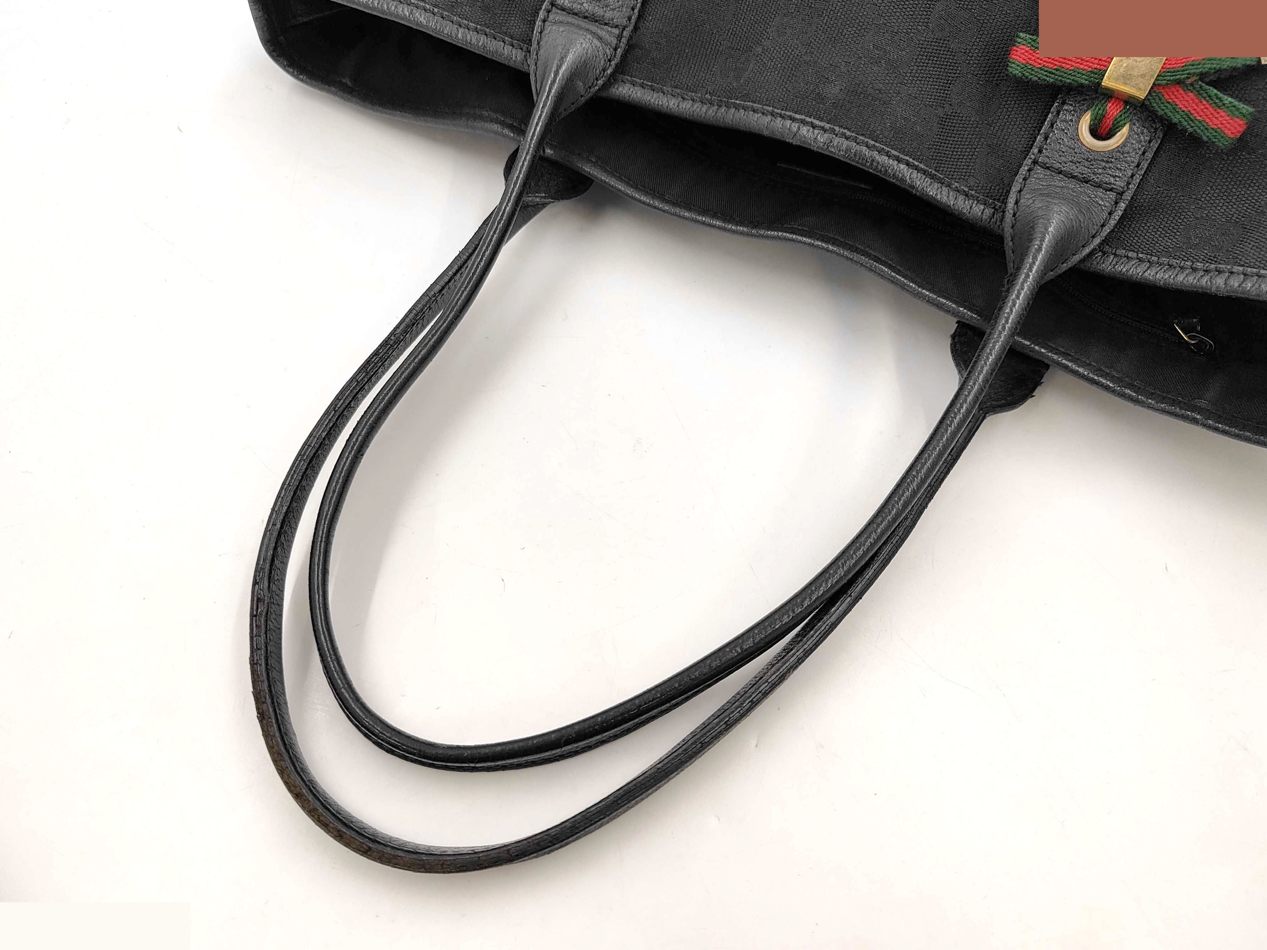GG Canvas Princy Tote Bag 163805 Black — view 3